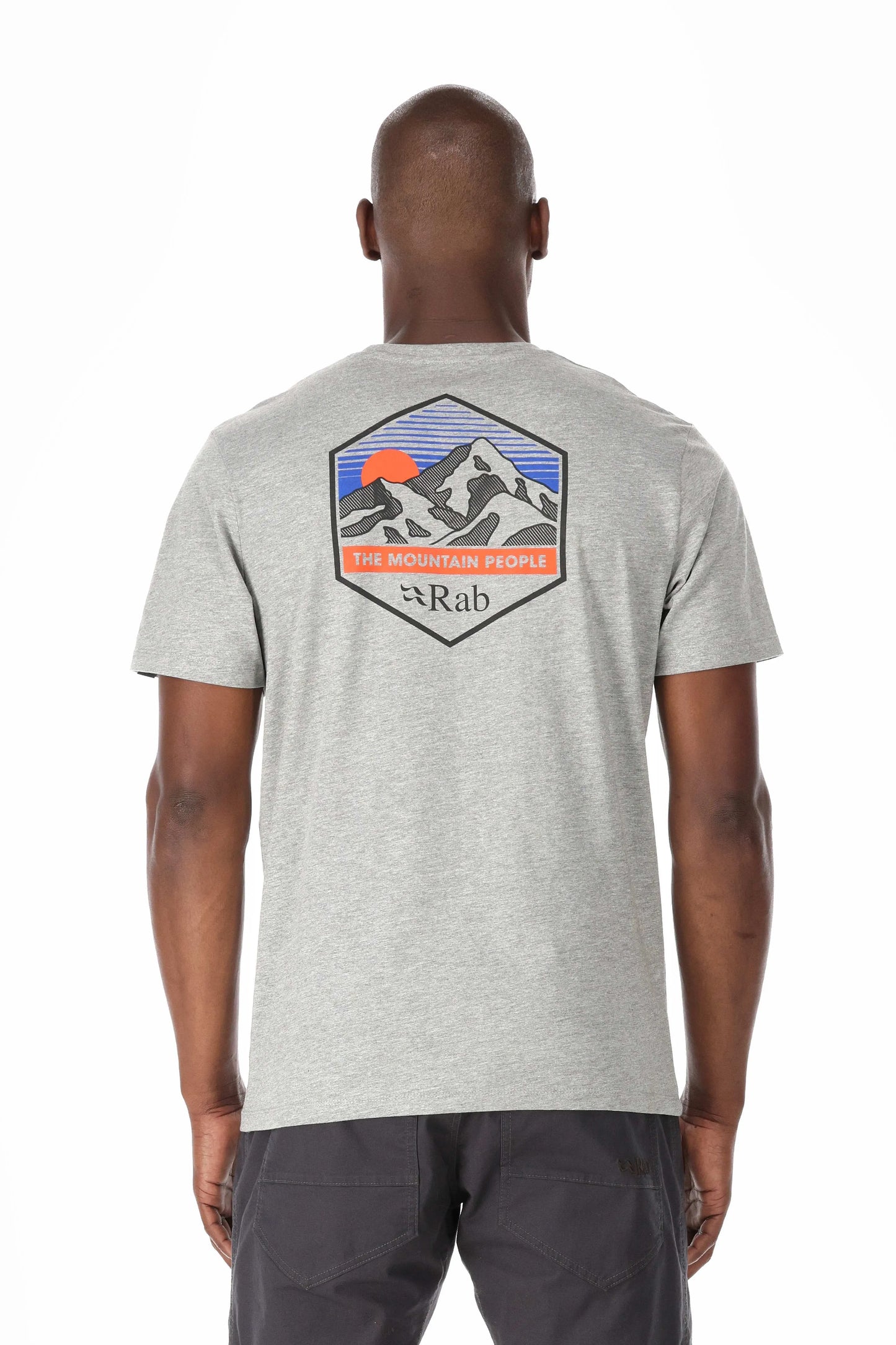 Rab Stance Mountain Peak Tee Grey Marl / XXL