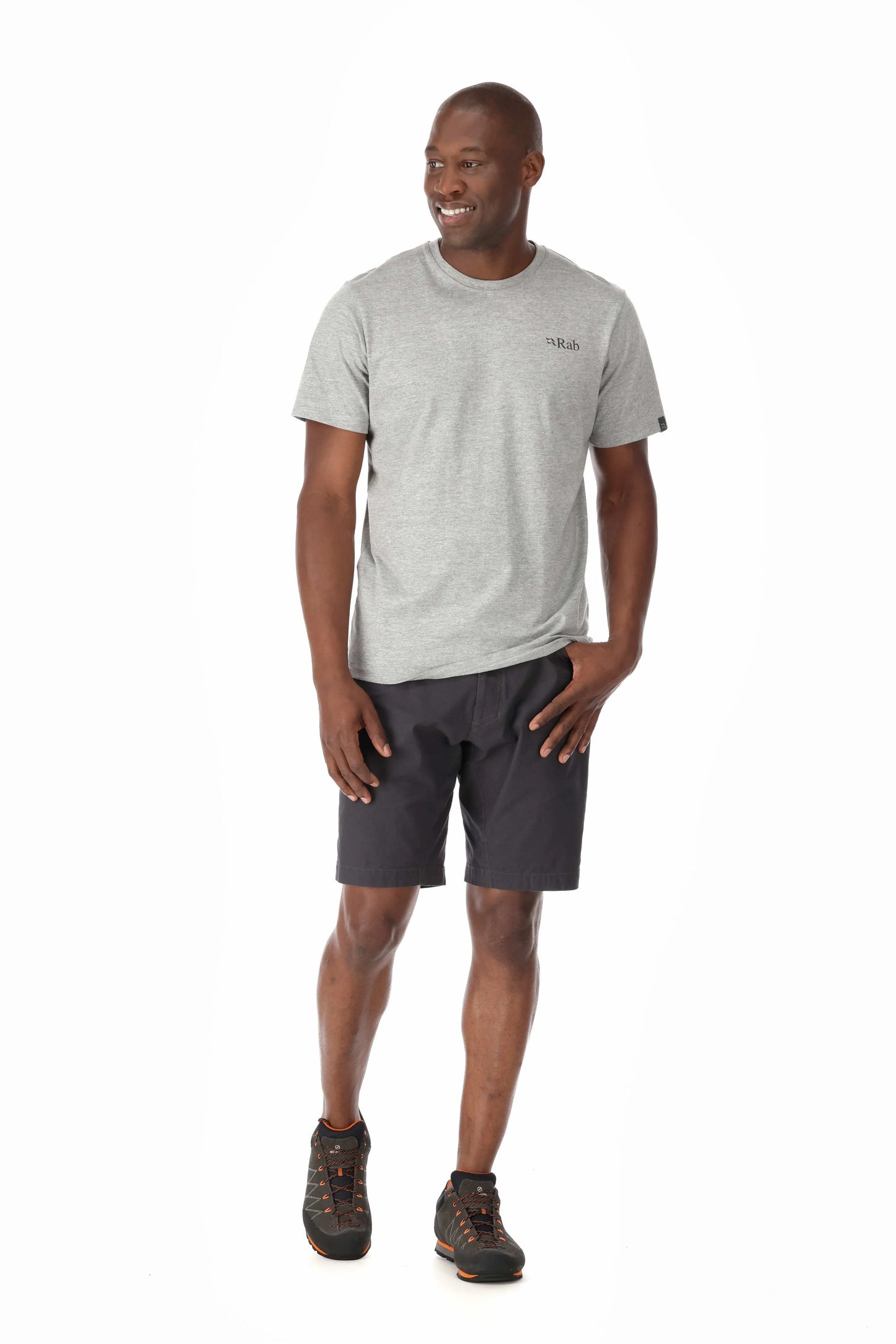 Rab Stance Mountain Peak Tee Grey Marl / XXL