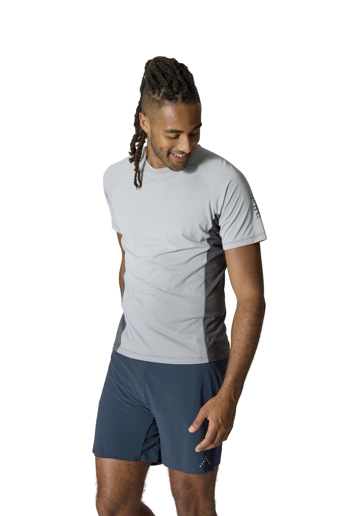 Rab Trail Tee Dark Pewtwer/Graphene / XXL