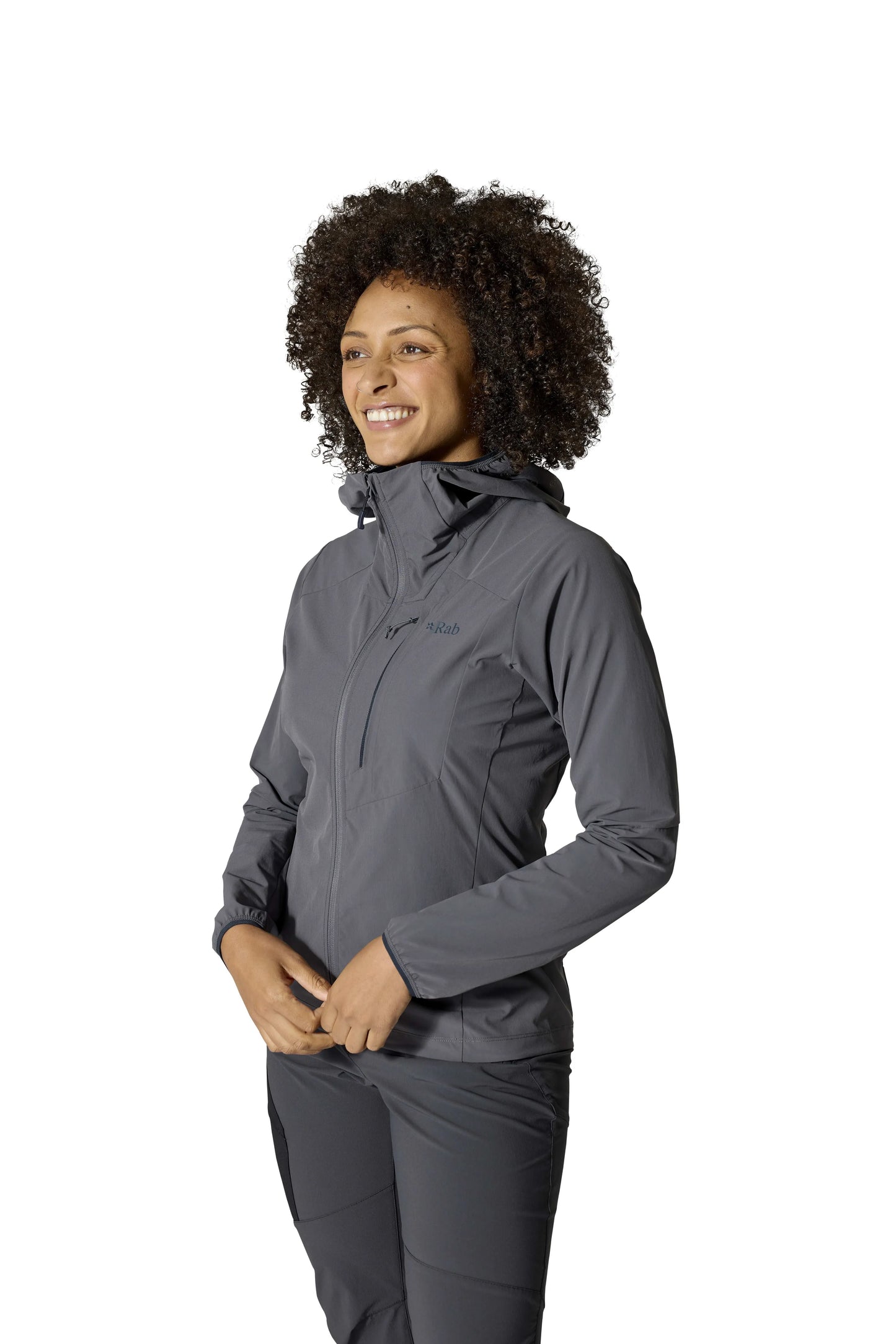 Rab Borealis Alpine Hoody Wmns Graphene / 16/XL