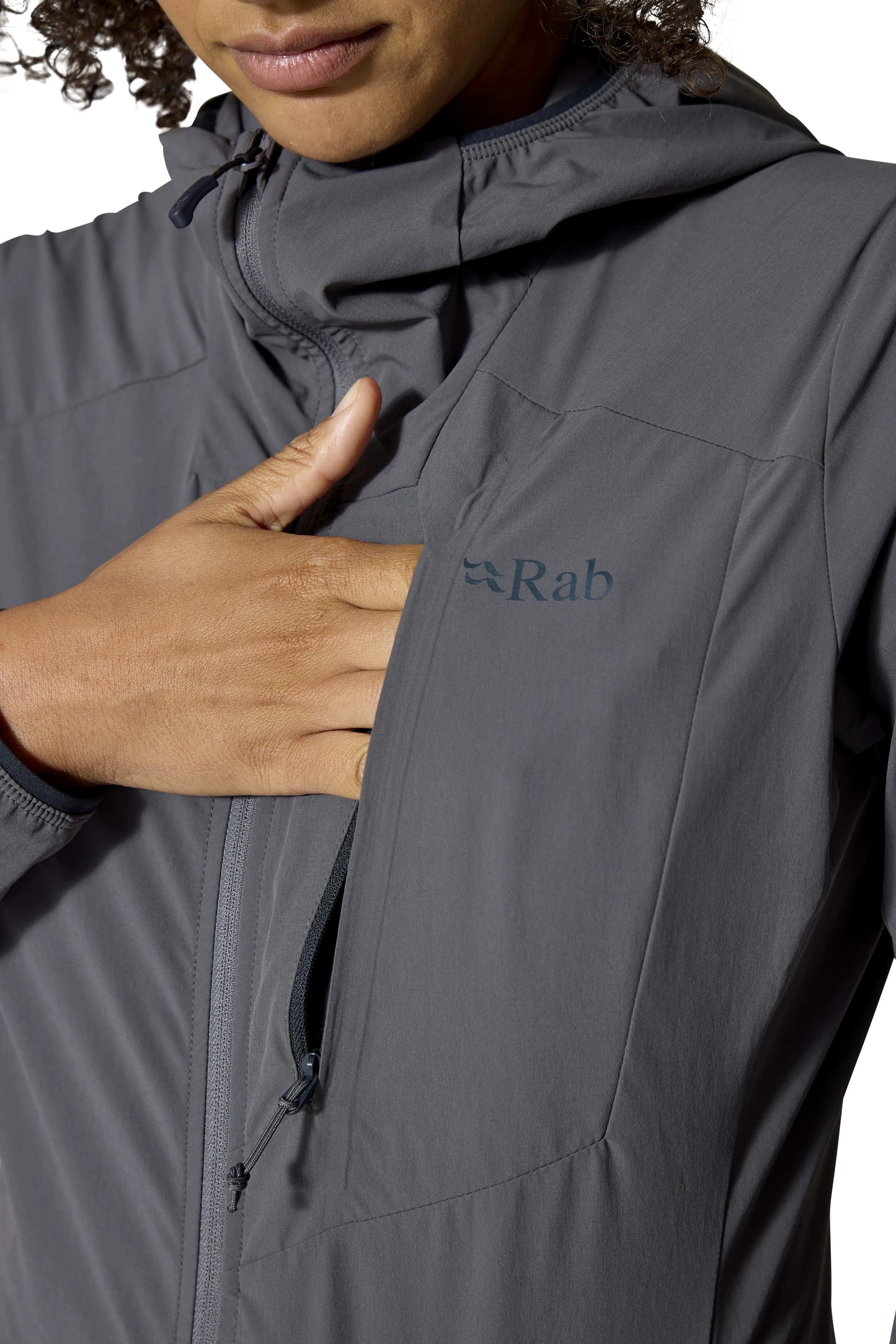 Rab Borealis Alpine Hoody Wmns Graphene / 16/XL