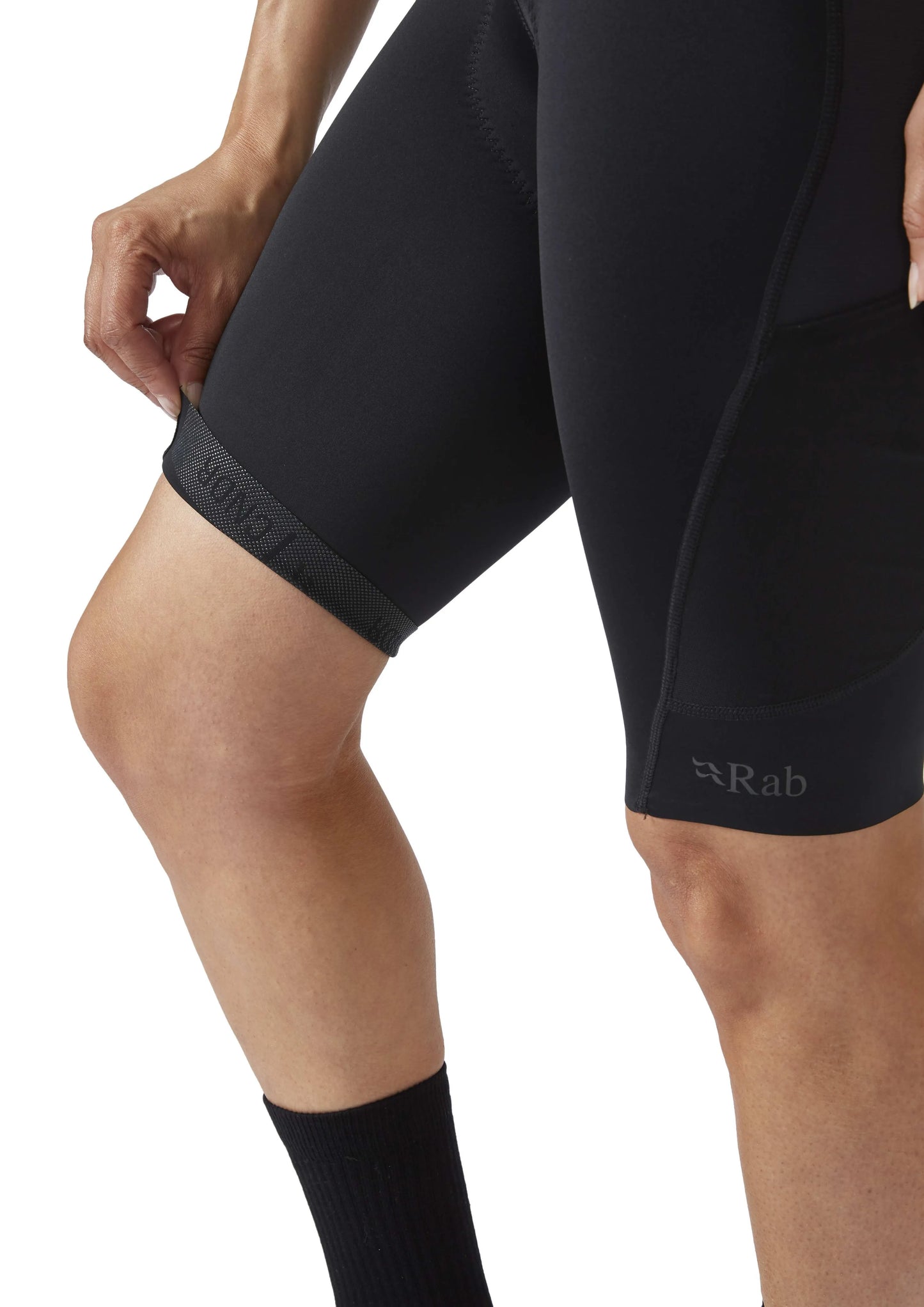 Rab Cinder Cargo Bib Shorts Wmns Black / 16/XL