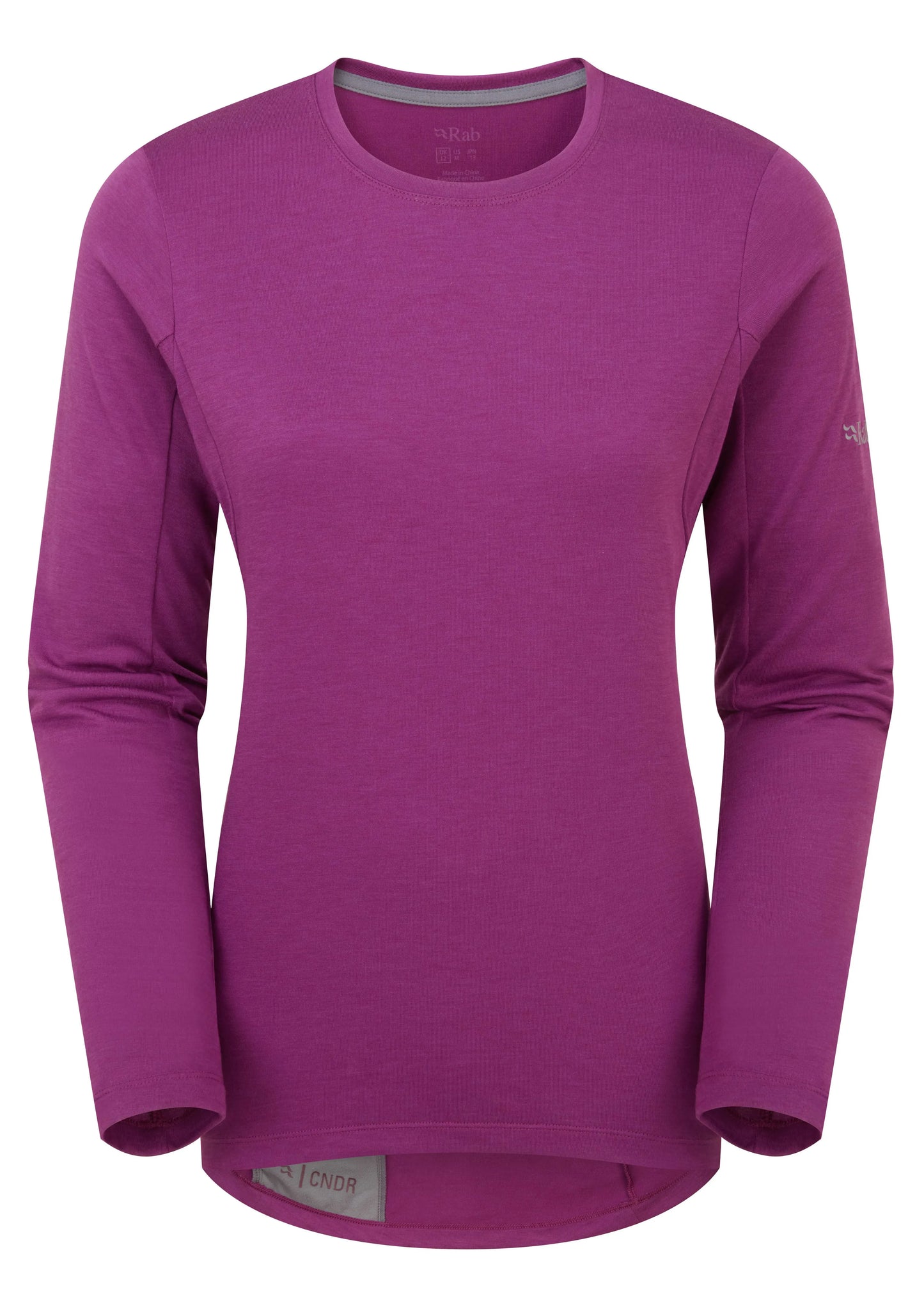 Rab Cinder Crimp LS Tee Wmns Plum / 16/XL