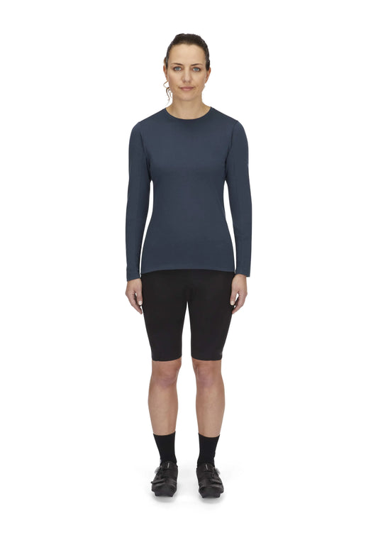 Rab Cinder Crimp LS Tee Wmns Tempest Blue / 16/XL