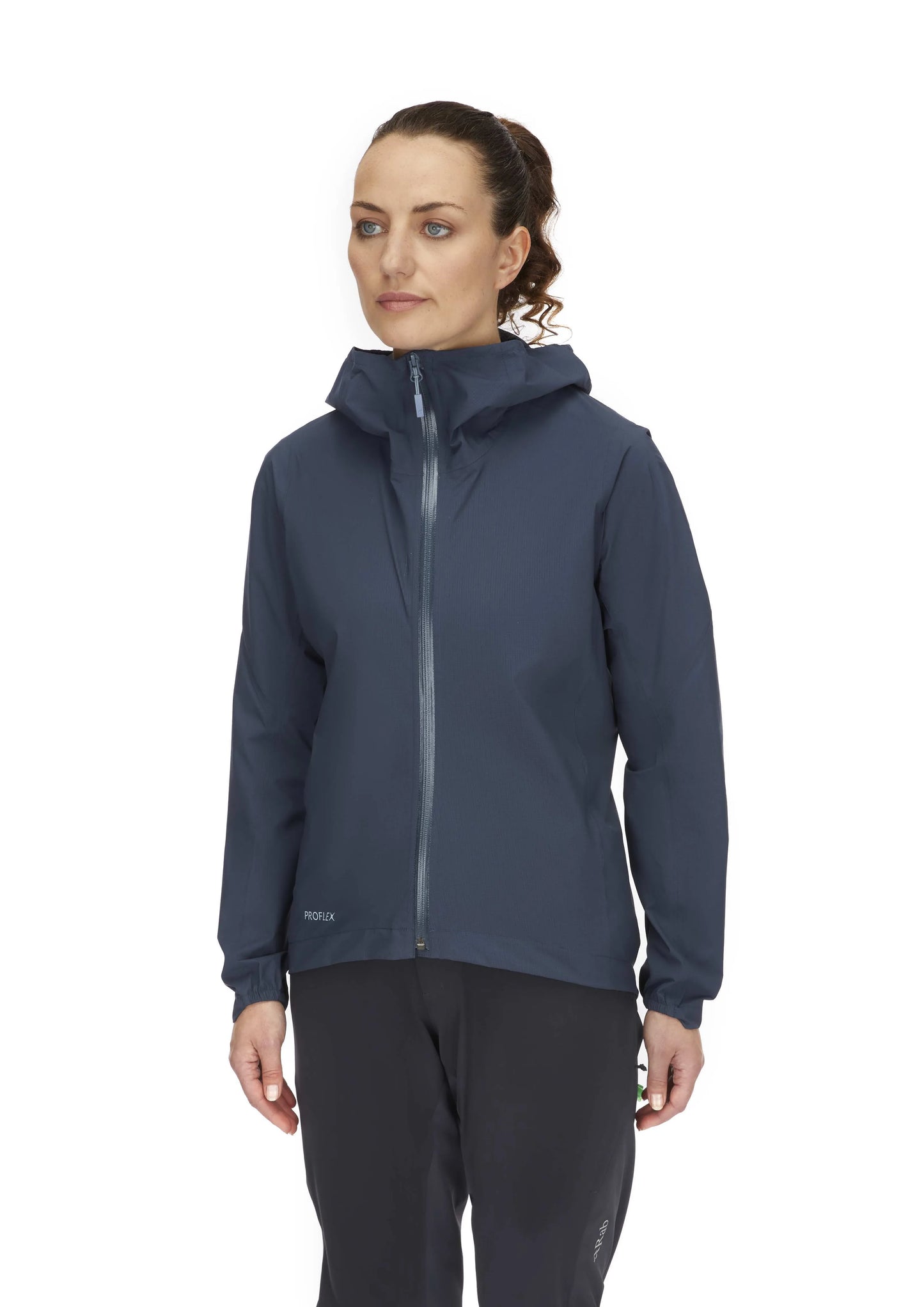 Rab Cinder Downpour Light Jacket Wmns Tempest Blue / 16/XL