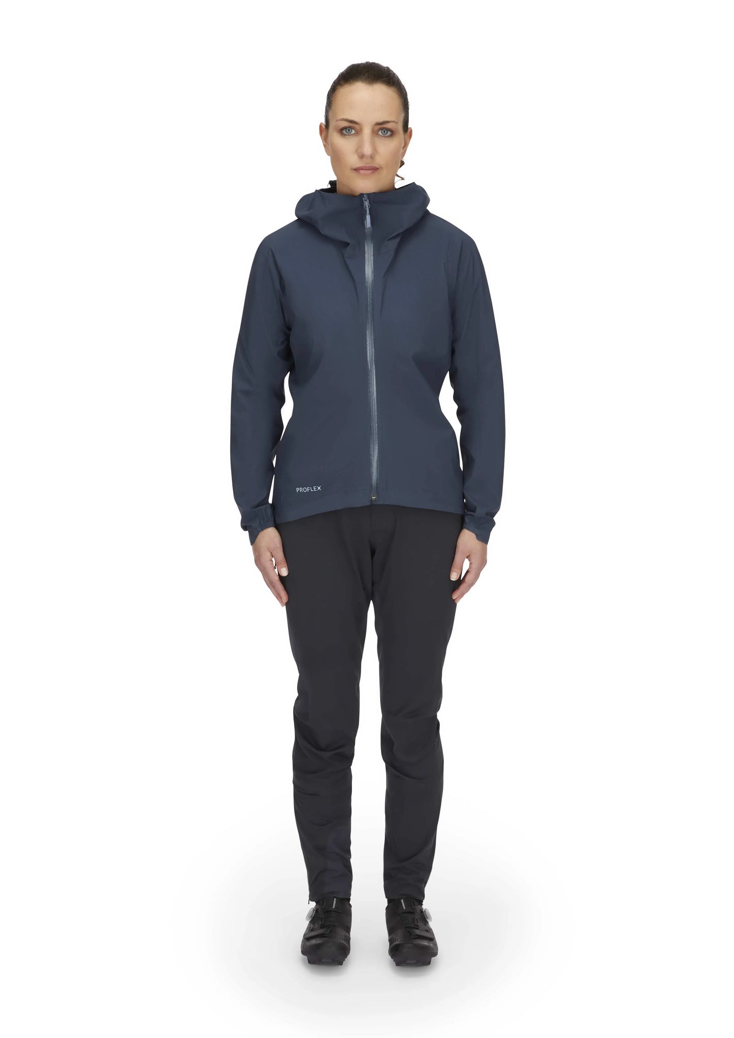 Rab Cinder Downpour Light Jacket Wmns Tempest Blue / 16/XL