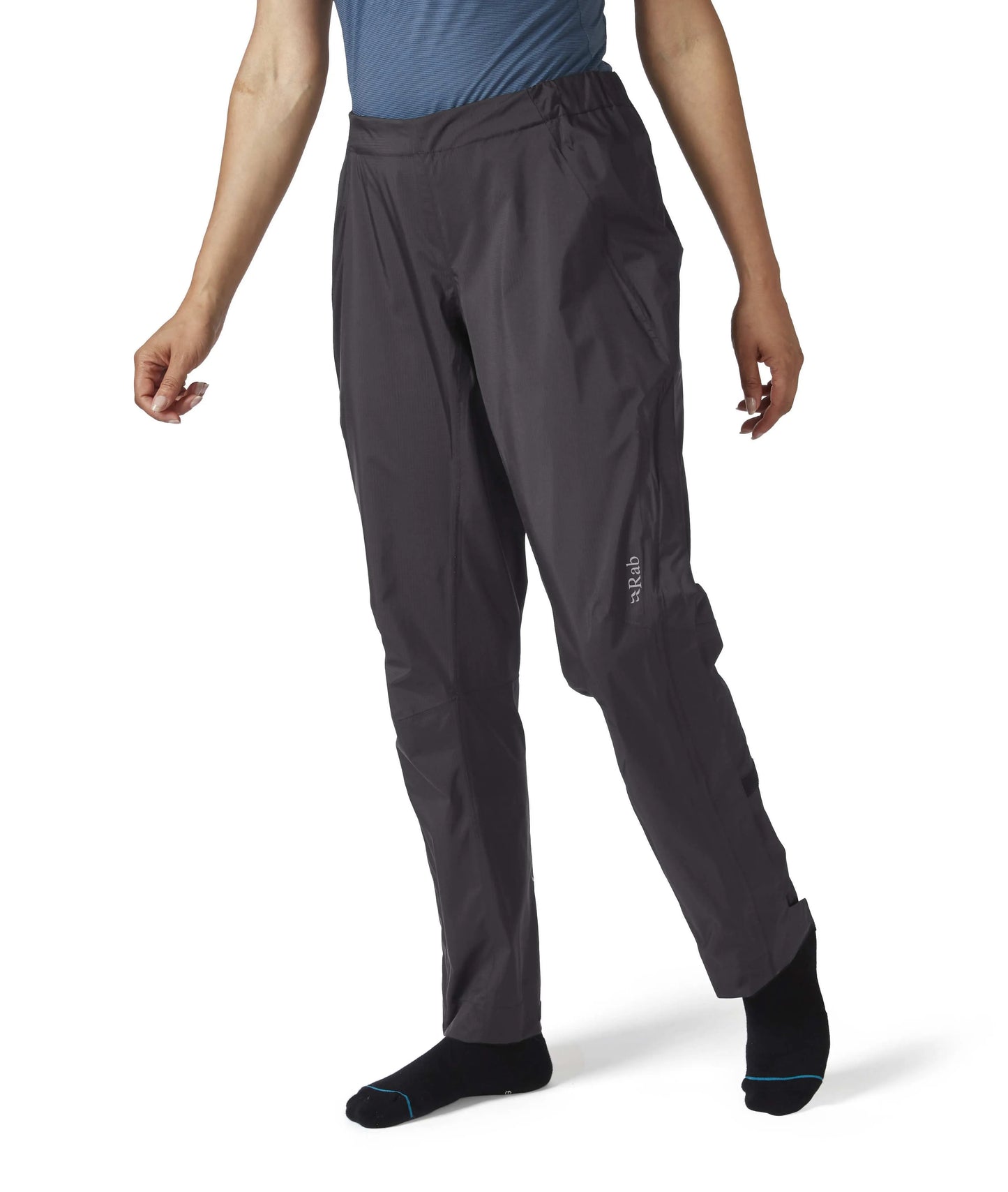 Rab Cinder Downpour Light Pants Wmns Anthracite / 16/XL