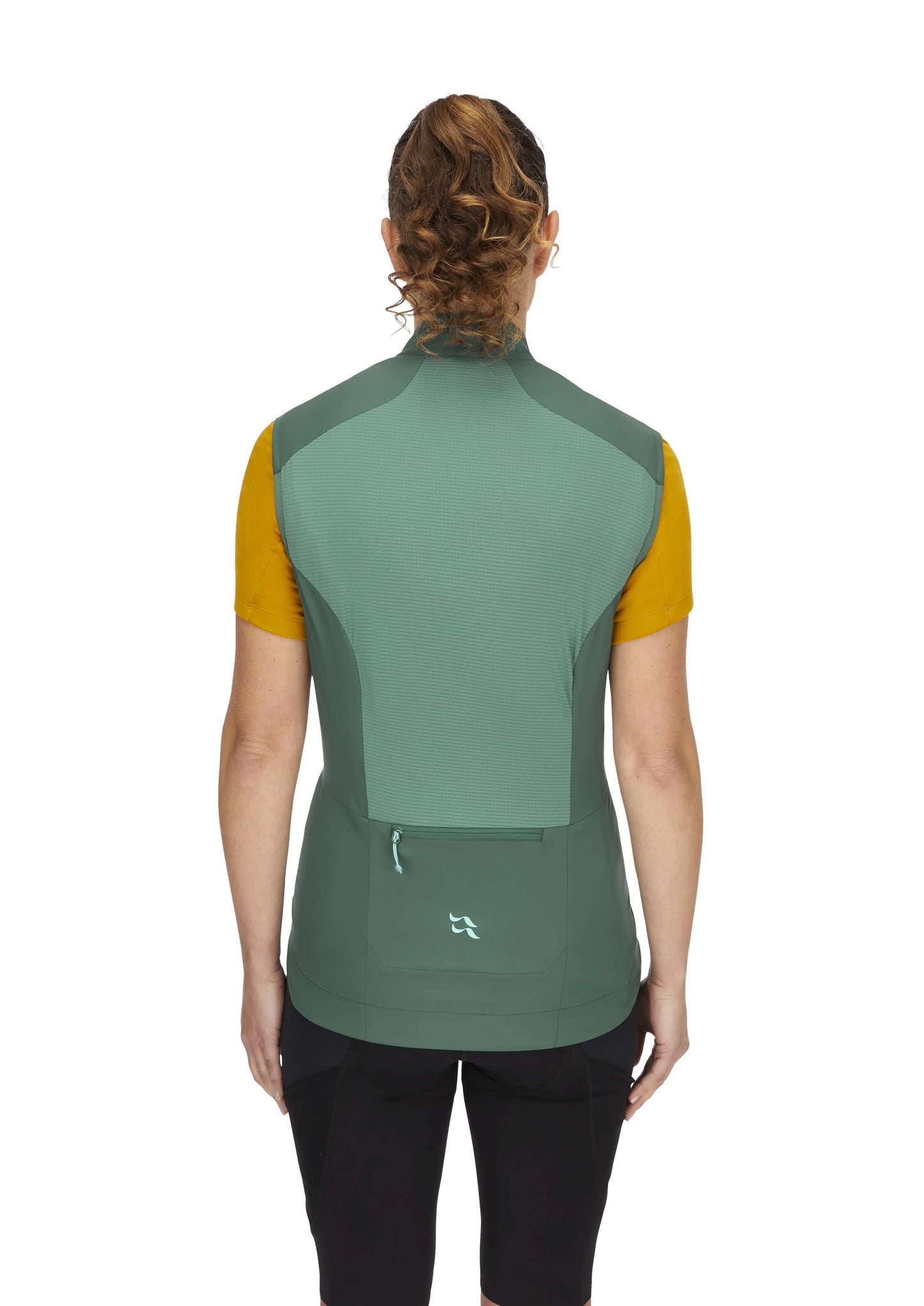 Rab Cinder Windveil Vest Wmns Green Slate / 16/XL