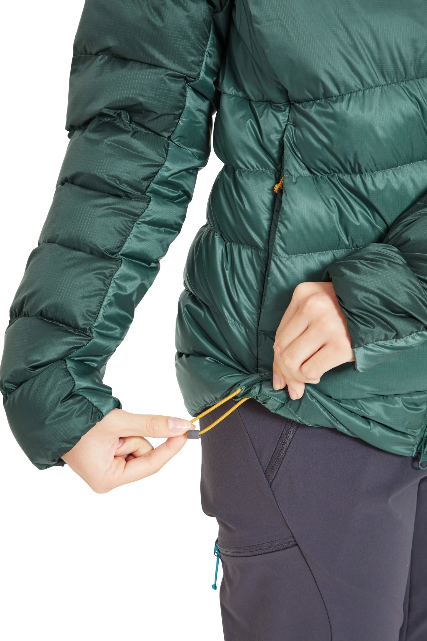 Rab Cirrus Ultra Hoody Wmns Green Slate/Eucalyptus / 16/XL