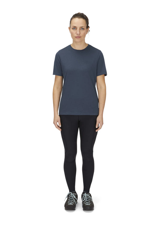 Rab Crimp Logo Tee Wmns Tempest Blue / 16/XL