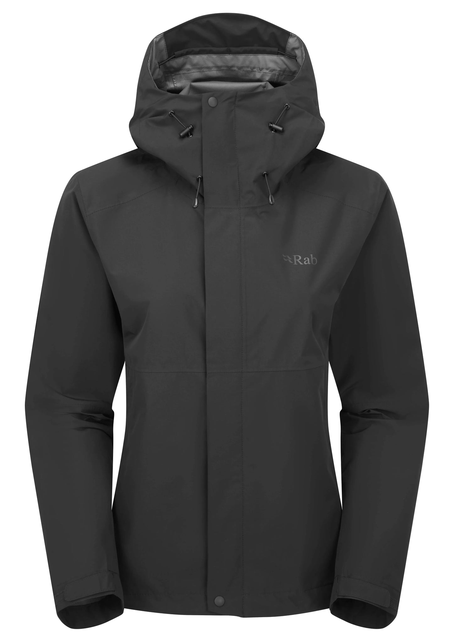 Rab Downpour Jacket Wmns Black / 16/XL