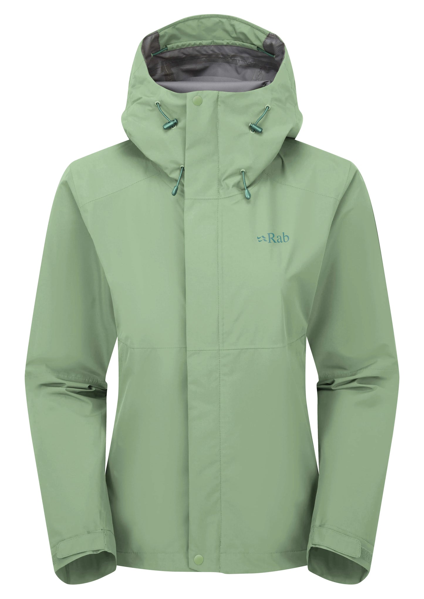Rab Downpour Jacket Wmns Fig Green / 16/XL