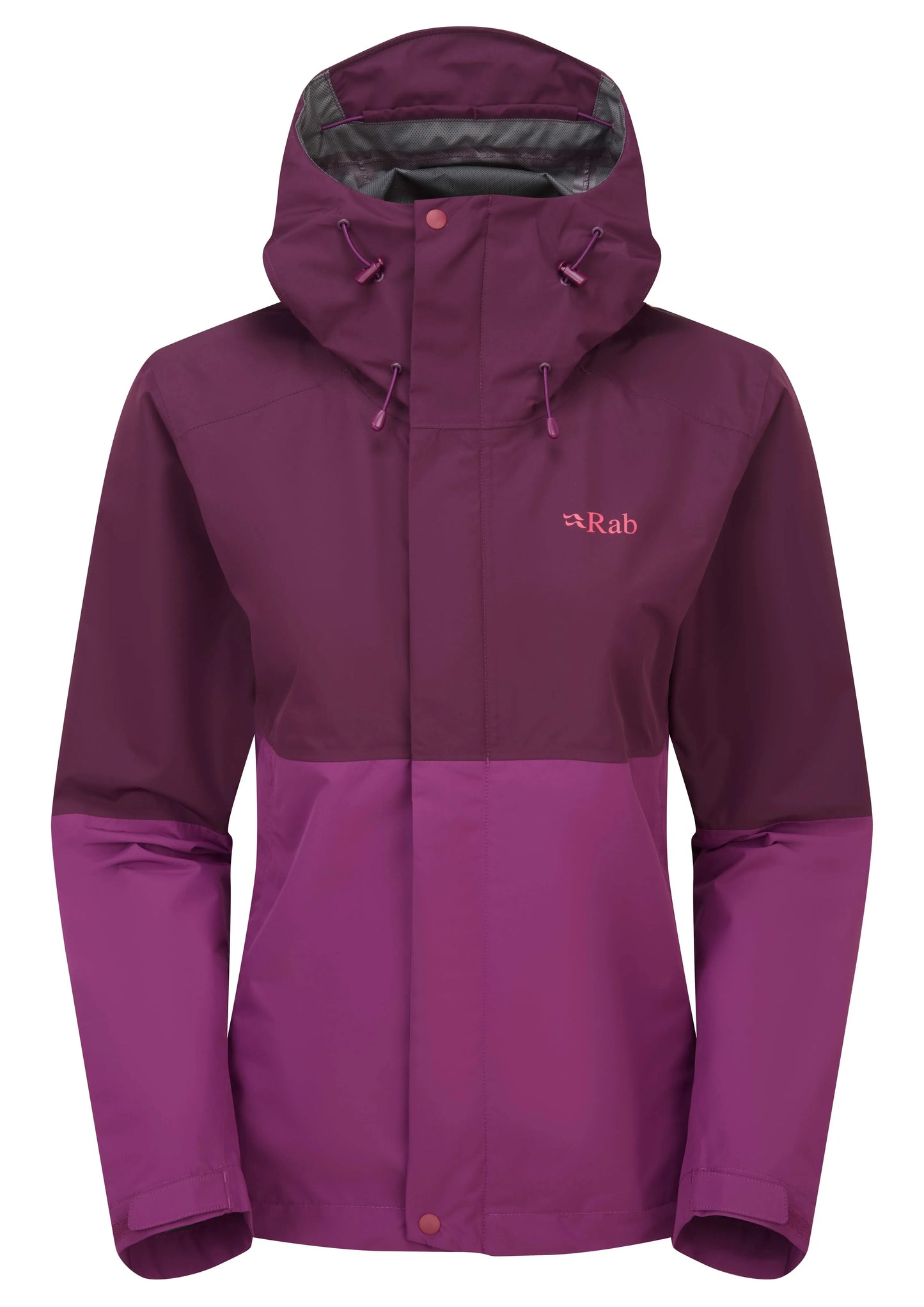 Rab Downpour Jacket Wmns Mulberry/Plum / 16/XL