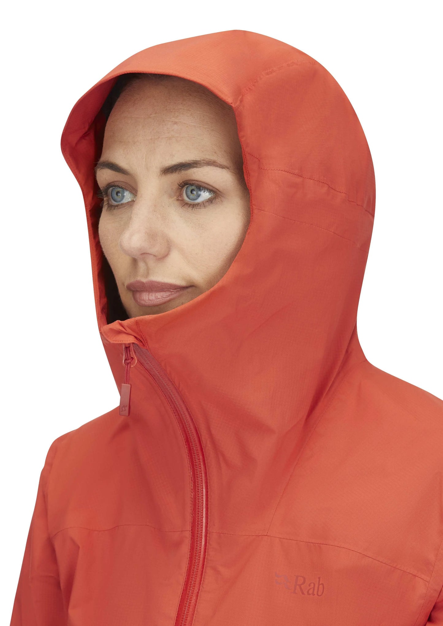 Rab Downpour Light Jacket Wmns Red Grapefruit / 16/XL