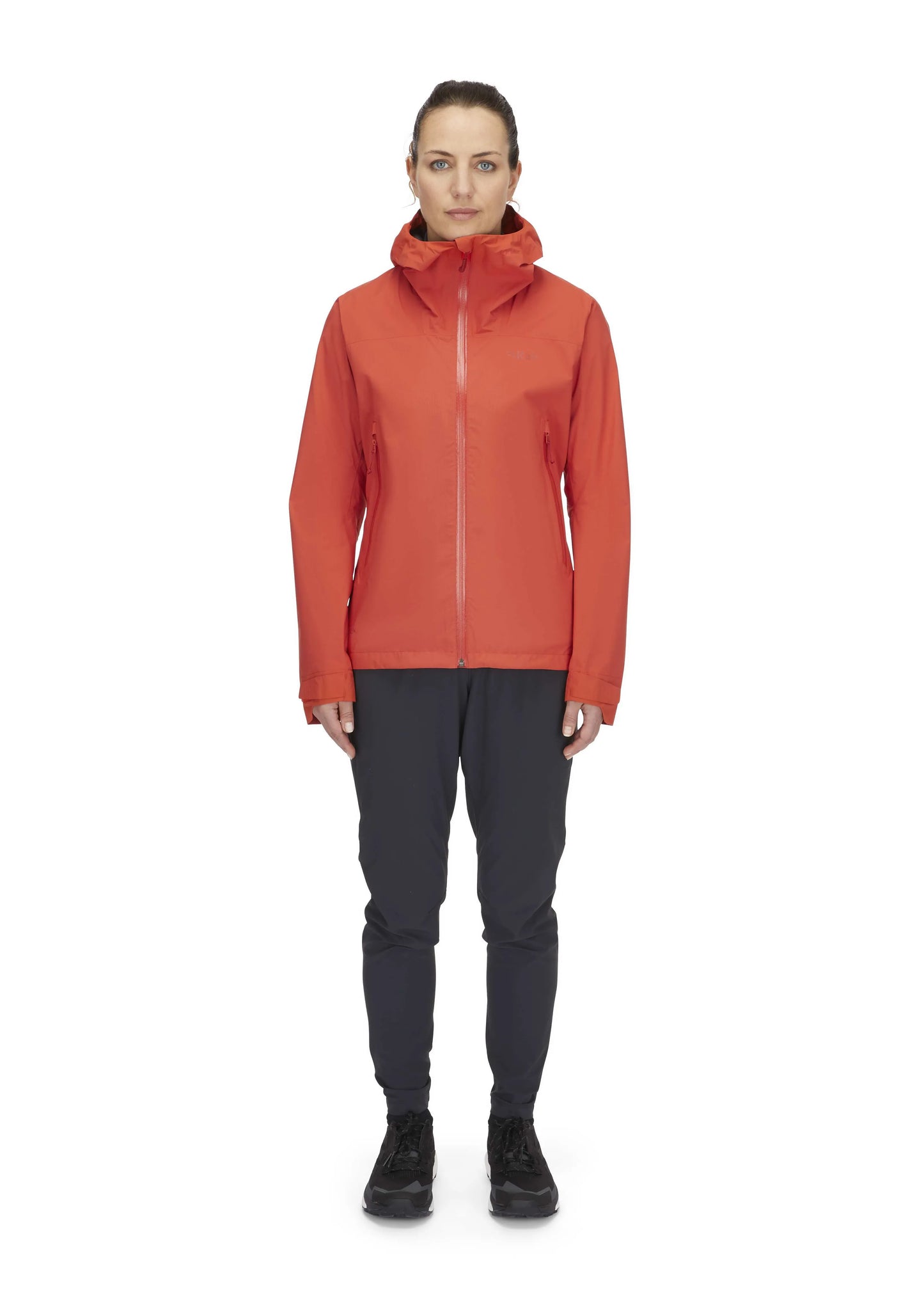 Rab Downpour Light Jacket Wmns Red Grapefruit / 16/XL