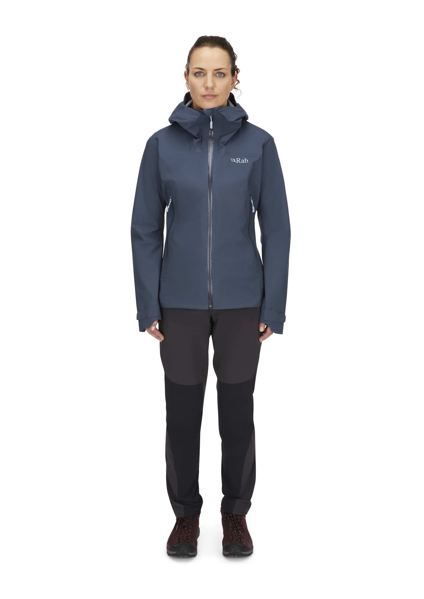 Rab Downpour Light Jacket Wmns Tempest Blue / 16/XL