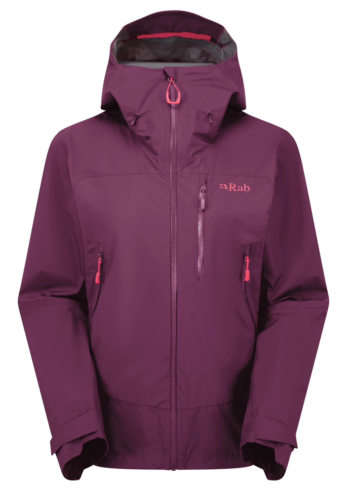 Rab Downpour Mountain Jacket Wmns Mulberry / 16/XL