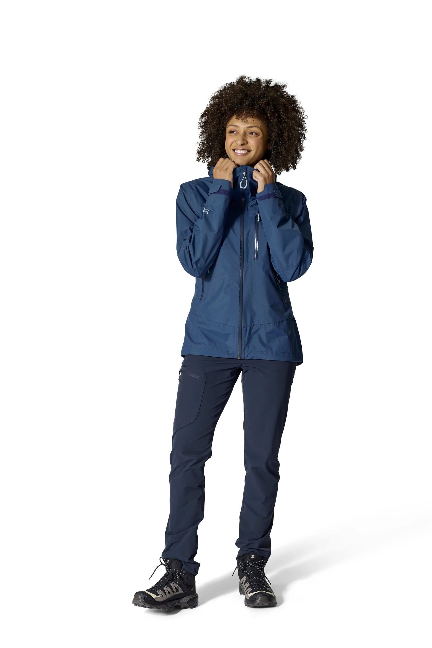 Rab Downpour Mountain Jacket Wmns Tempest Blue / 16/XL