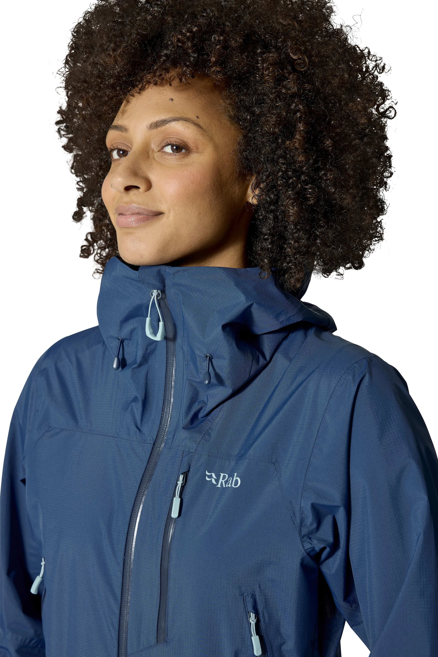 Rab Downpour Mountain Jacket Wmns Tempest Blue / 16/XL