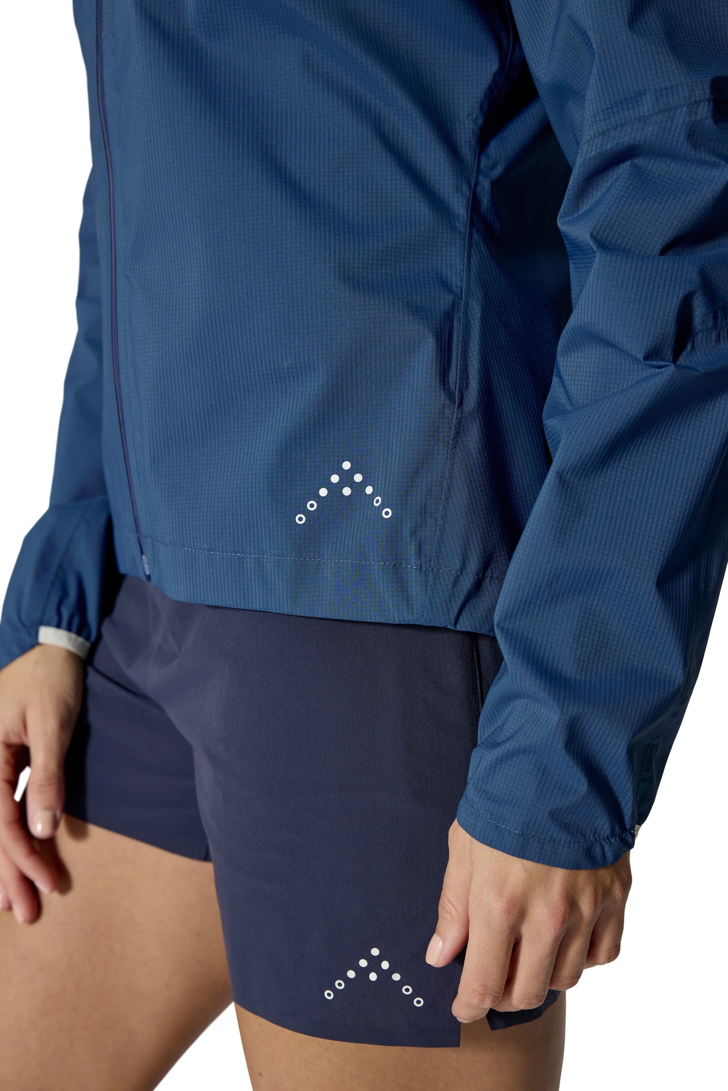 Rab Downpour Trail Light Jacket Wmns Tempest Blue / 16/XL
