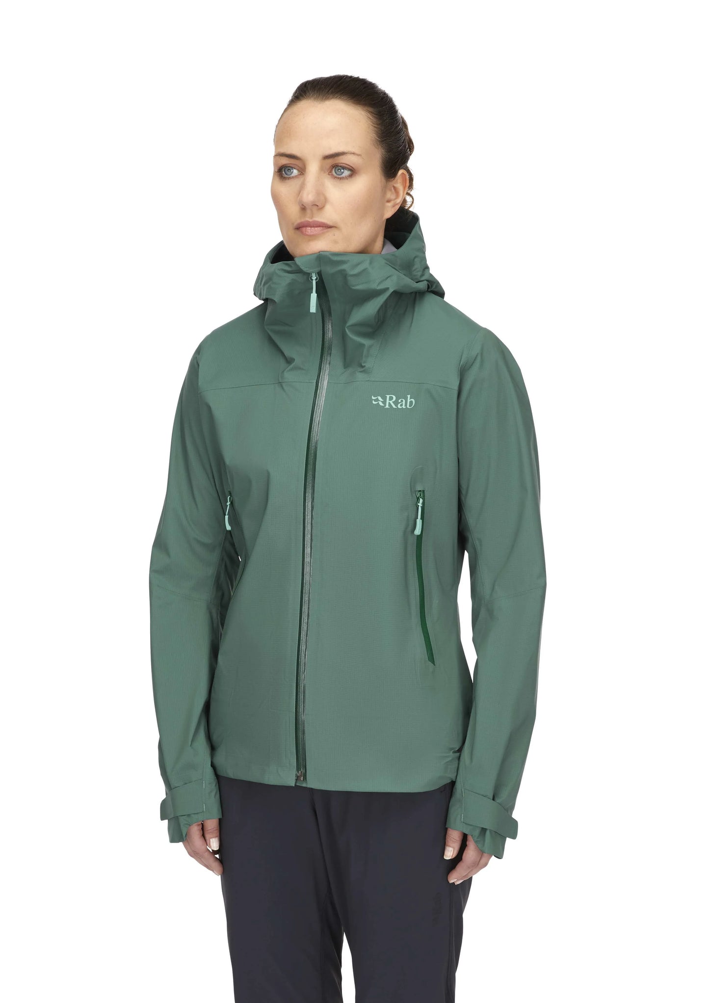 Rab Firewall Light Jacket Wmns Green Slate / 16/XL