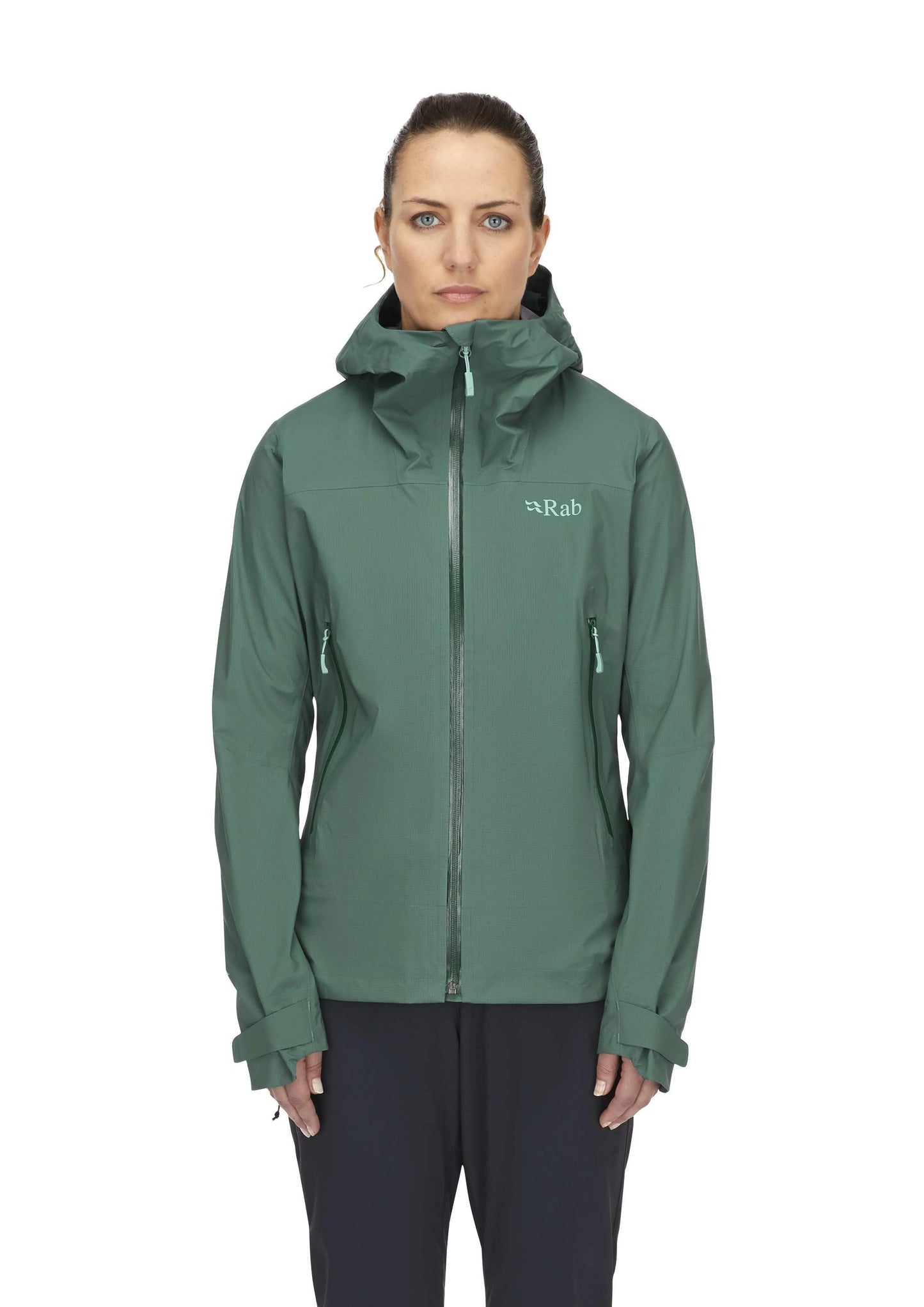 Rab Firewall Light Jacket Wmns Green Slate / 16/XL