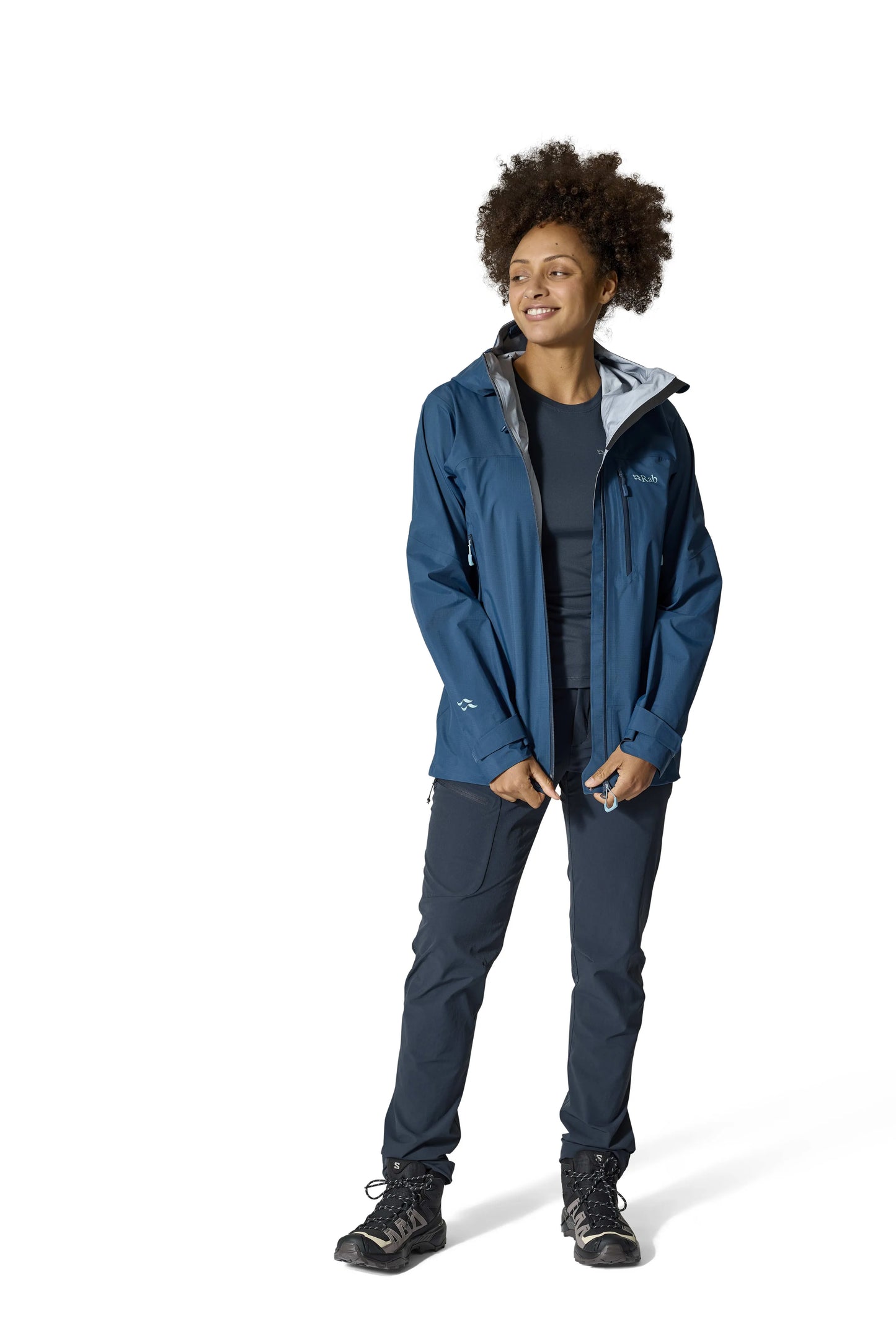 Rab Firewall Mountain Jacket Wmns Tempest Blue / 16/XL