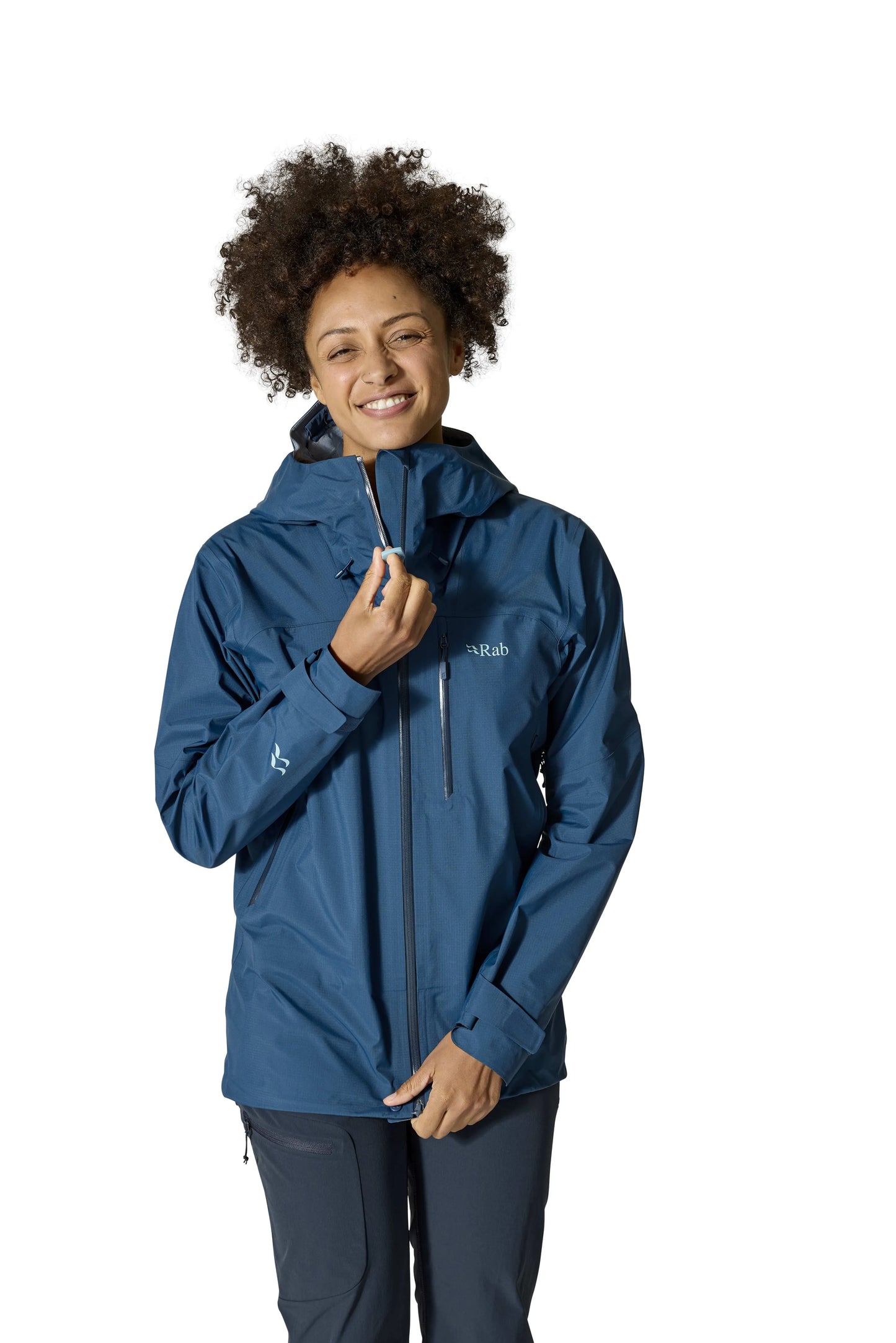 Rab Firewall Mountain Jacket Wmns Tempest Blue / 16/XL