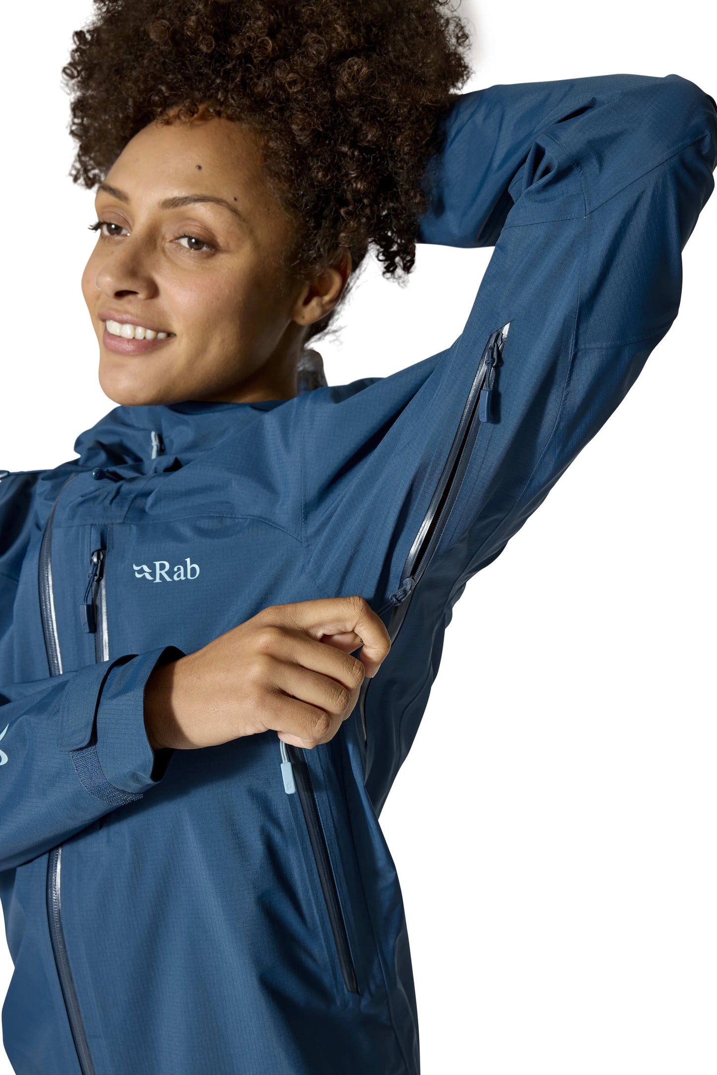 Rab Firewall Mountain Jacket Wmns Tempest Blue / 16/XL