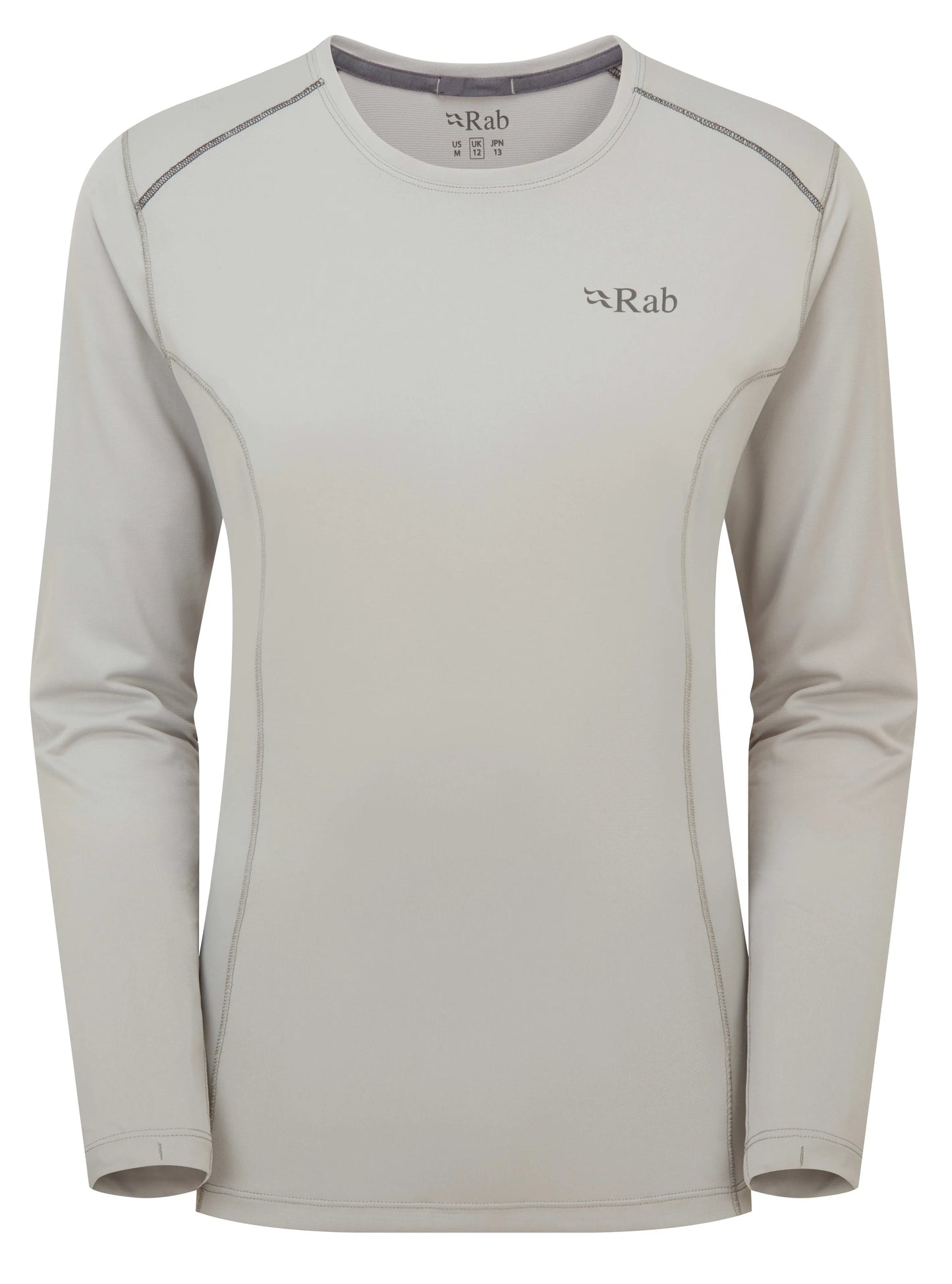 Rab Force LS Tee Wmns Dark Pewter / 16/XL