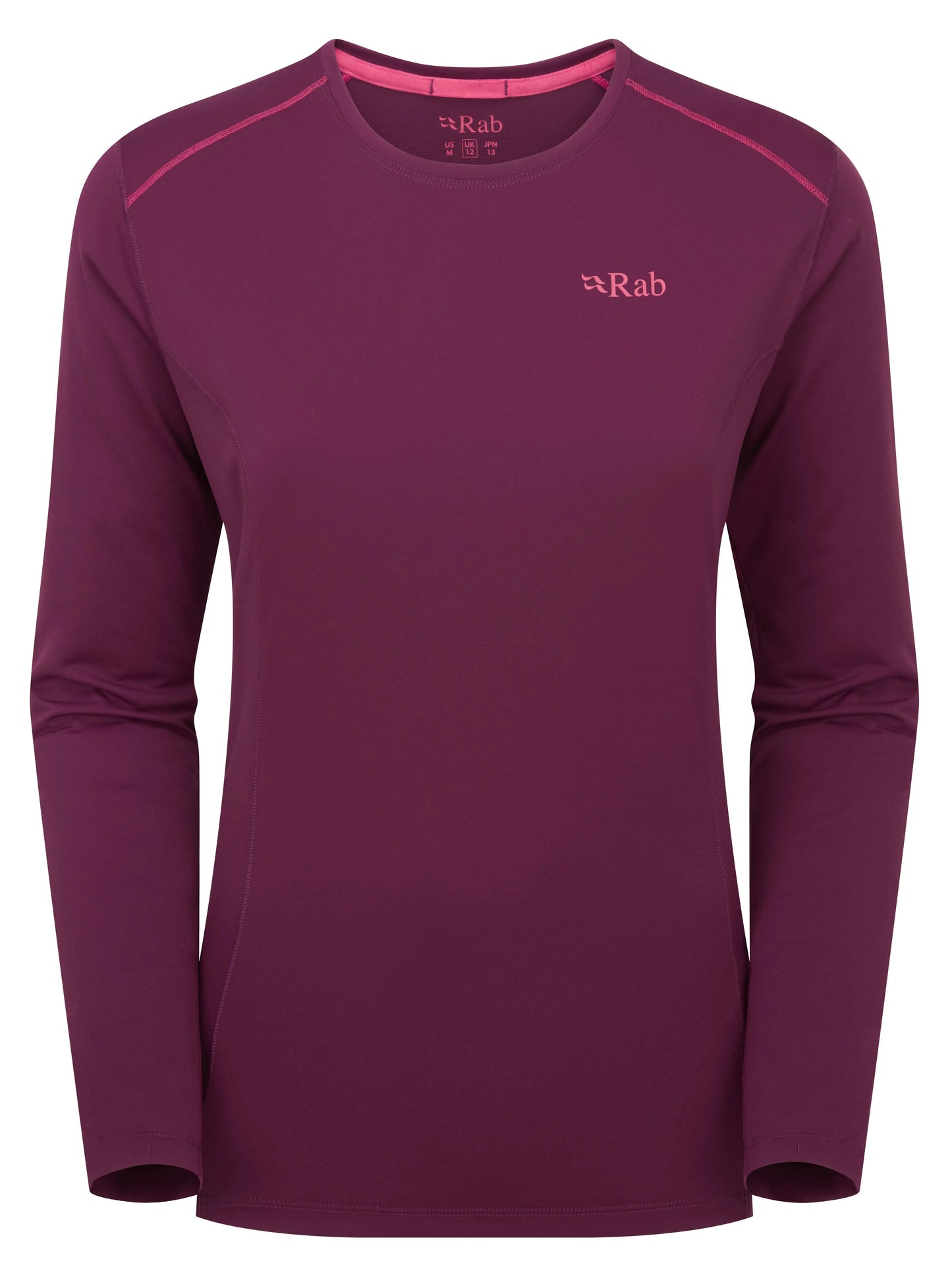Rab Force LS Tee Wmns Mulberry / 16/XL