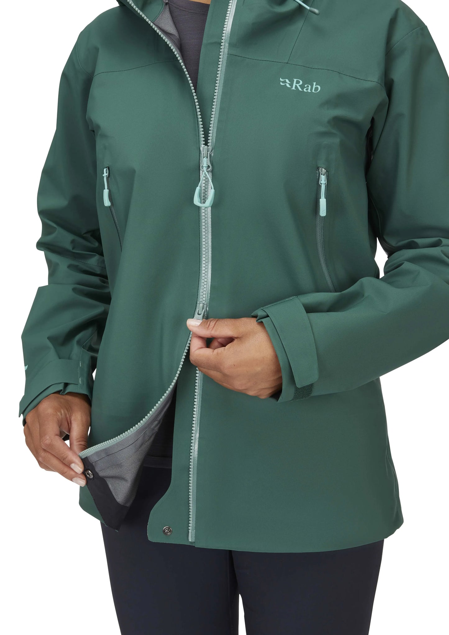 Rab Kangri GTX Jacket Wmns Green Slate / 18/XXL