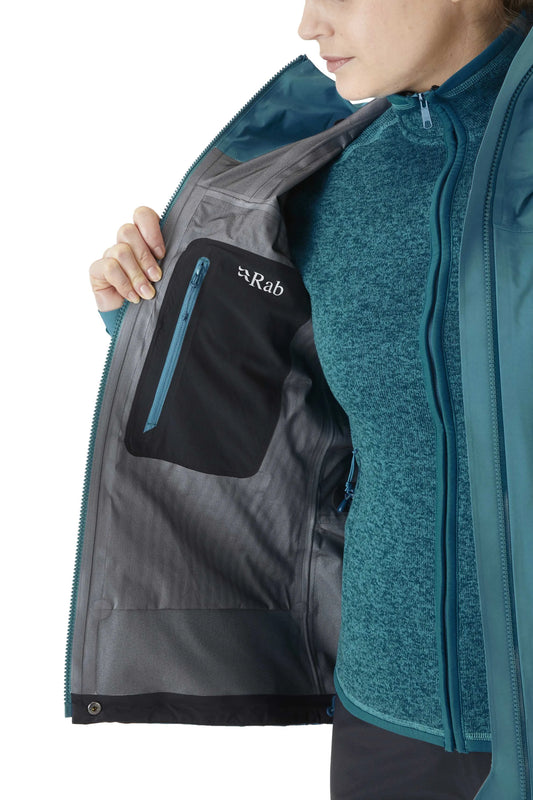 Rab Kangri GTX Jacket Wmns Marina Blue / 18/XXL