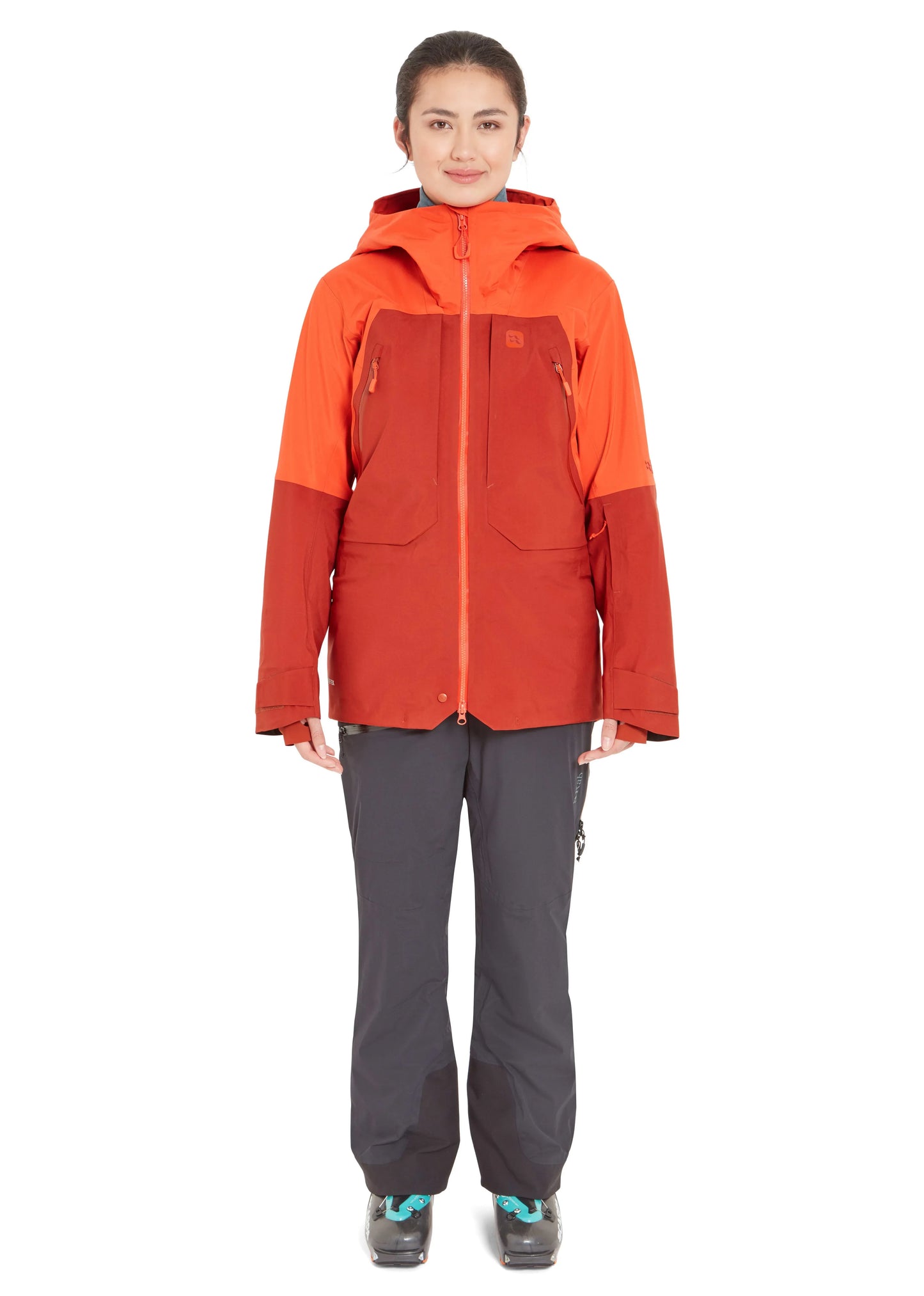 Rab Khroma Converge Jacket Wmns Red Grapefruit/Tuscan Red / 16/XL