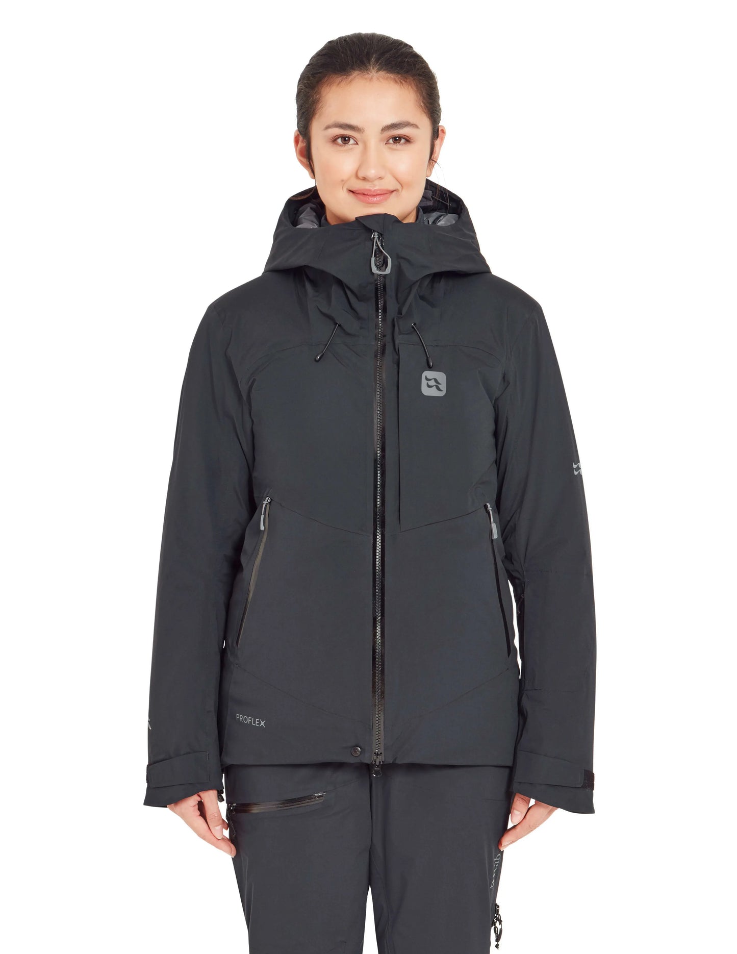 Rab Khroma Diffract Jacket Wmns Black / 16/XL