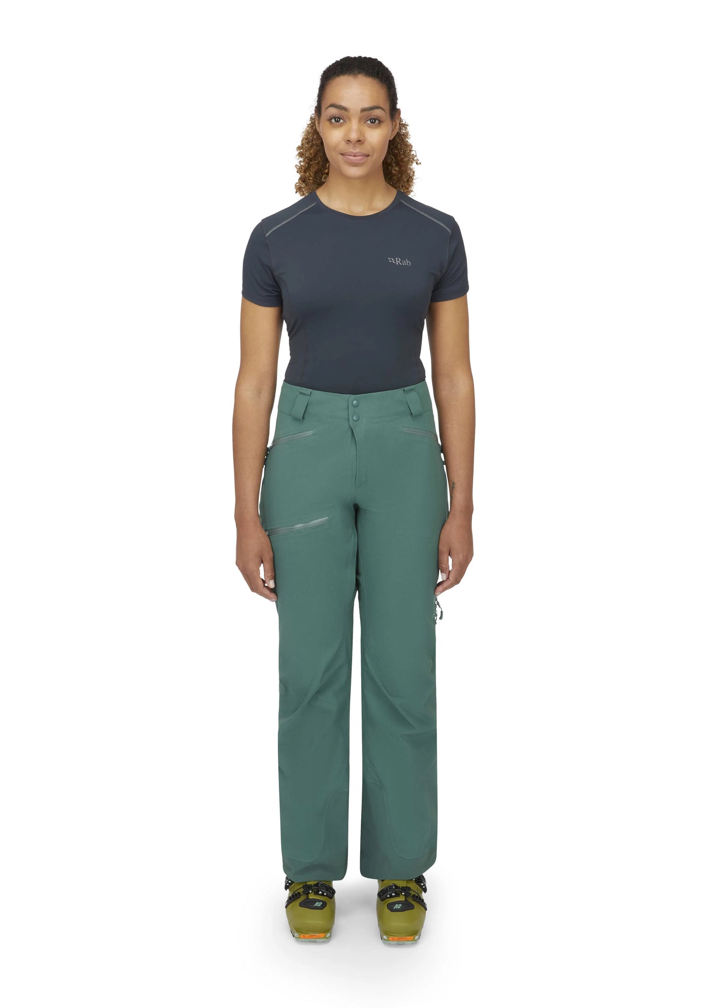 Rab Khroma Diffract Pants Wmns Green Slate / 16/XL