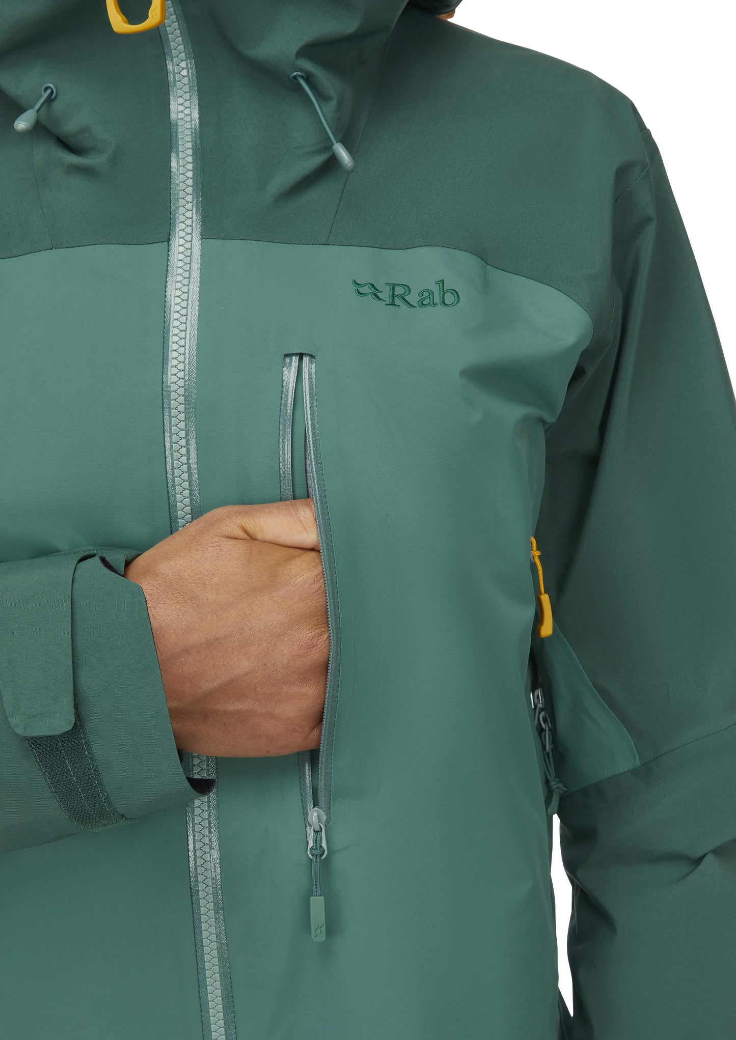 Rab Latok Mountain GTX Jacket Wmns Green Slate/Eucalyptus / 16/XL