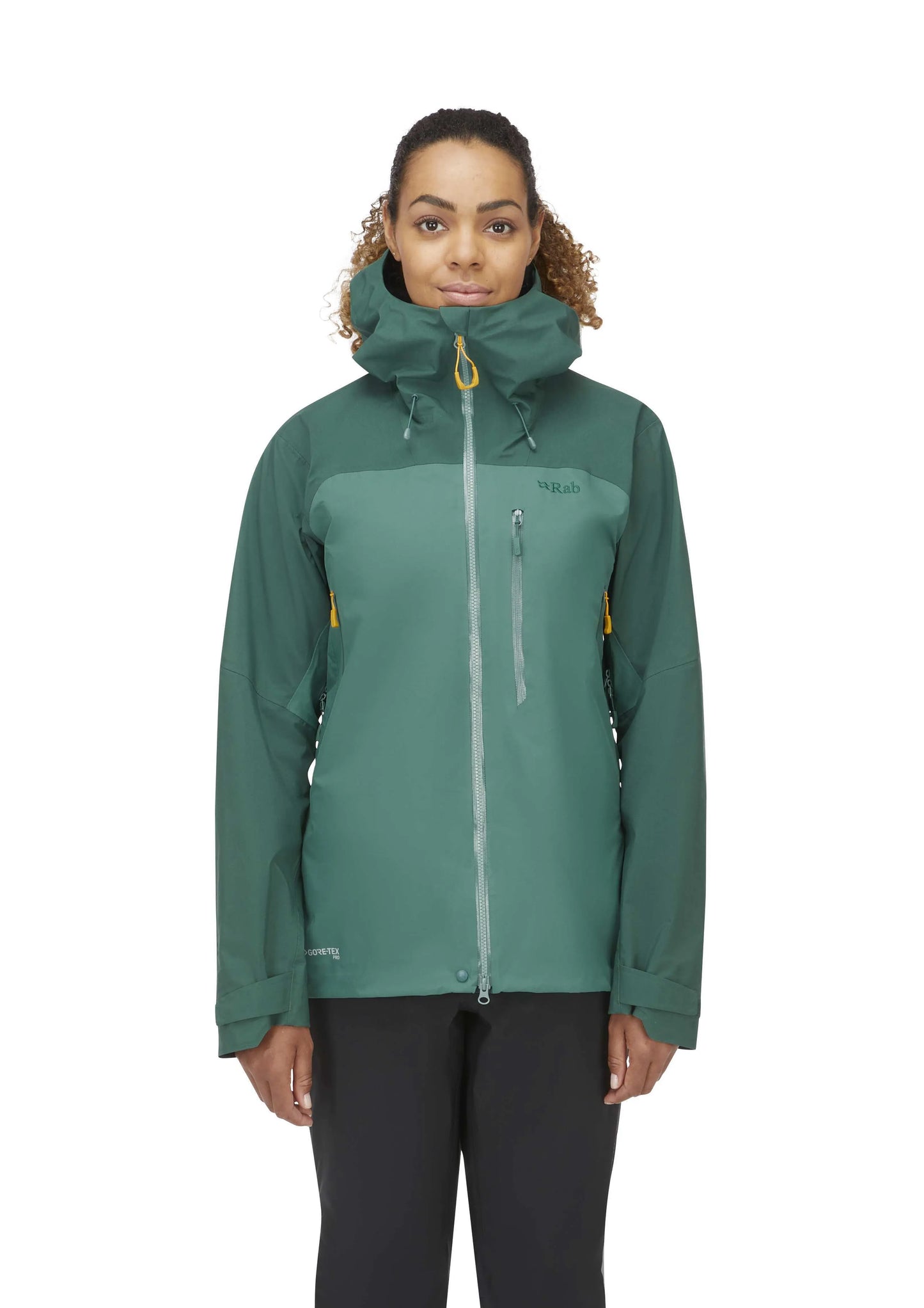 Rab Latok Mountain GTX Jacket Wmns Green Slate/Eucalyptus / 16/XL