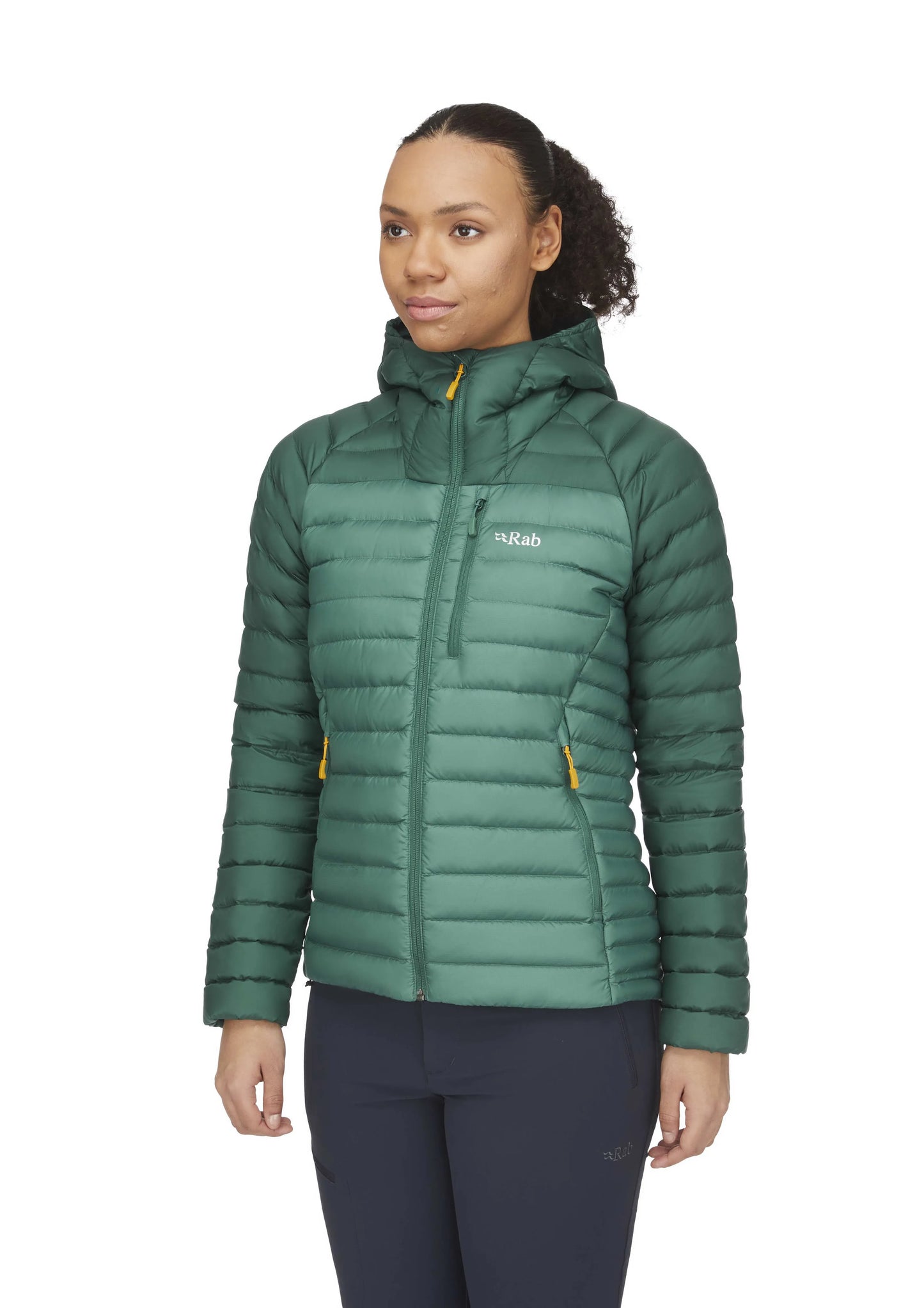 Rab Microlight Alpine Jacket Wmns Green Slate/Eucalyptus / 16/XL