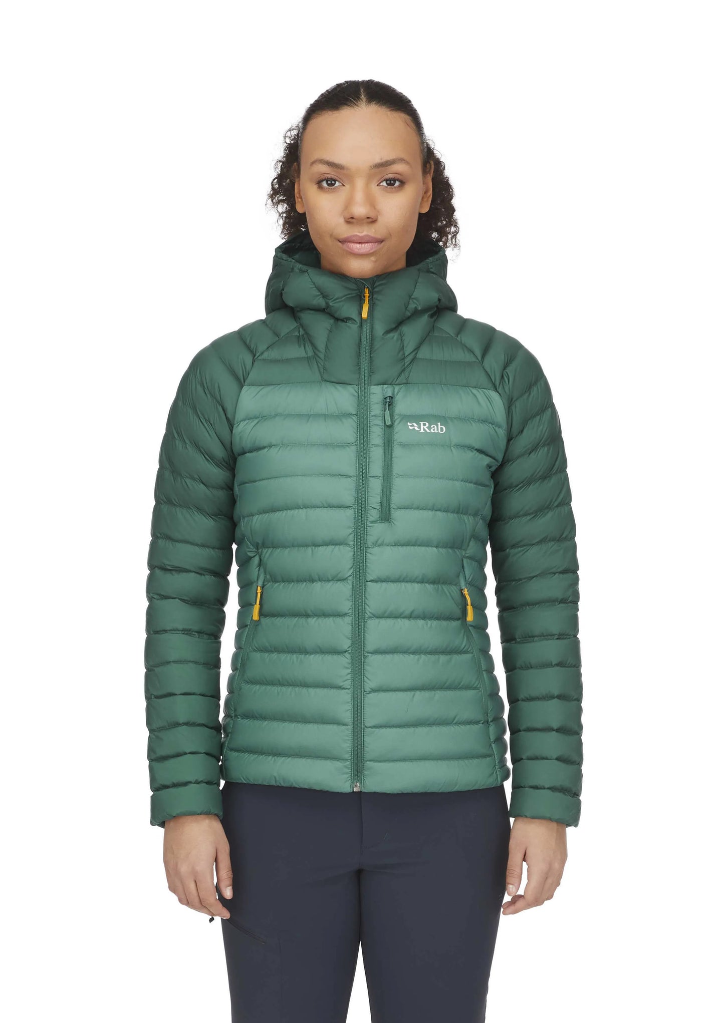 Rab Microlight Alpine Jacket Wmns Green Slate/Eucalyptus / 16/XL