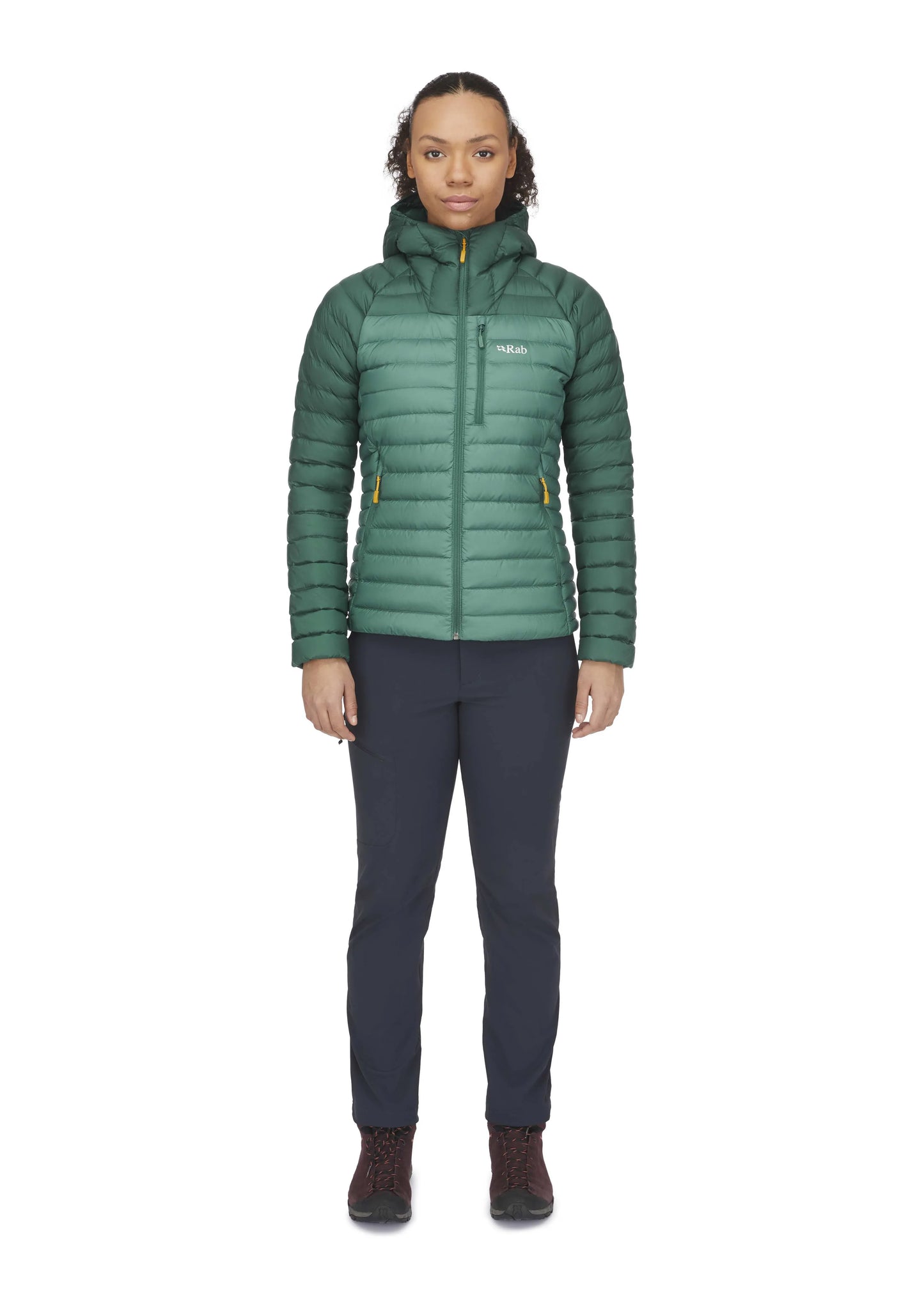 Rab Microlight Alpine Jacket Wmns Green Slate/Eucalyptus / 16/XL