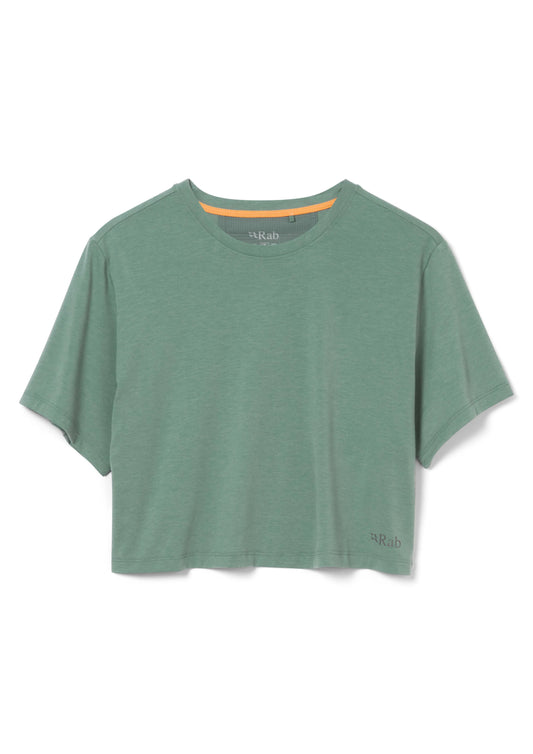 Rab Rivelin Crop Tee Wmns Sage / 16/XL