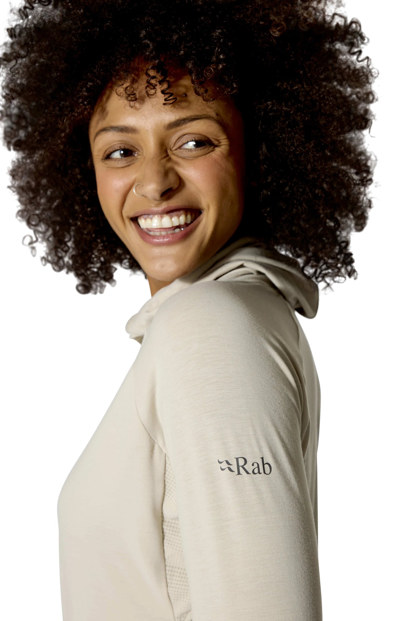 Rab Rivelin Hoody Wmns Pebble / 16/XL