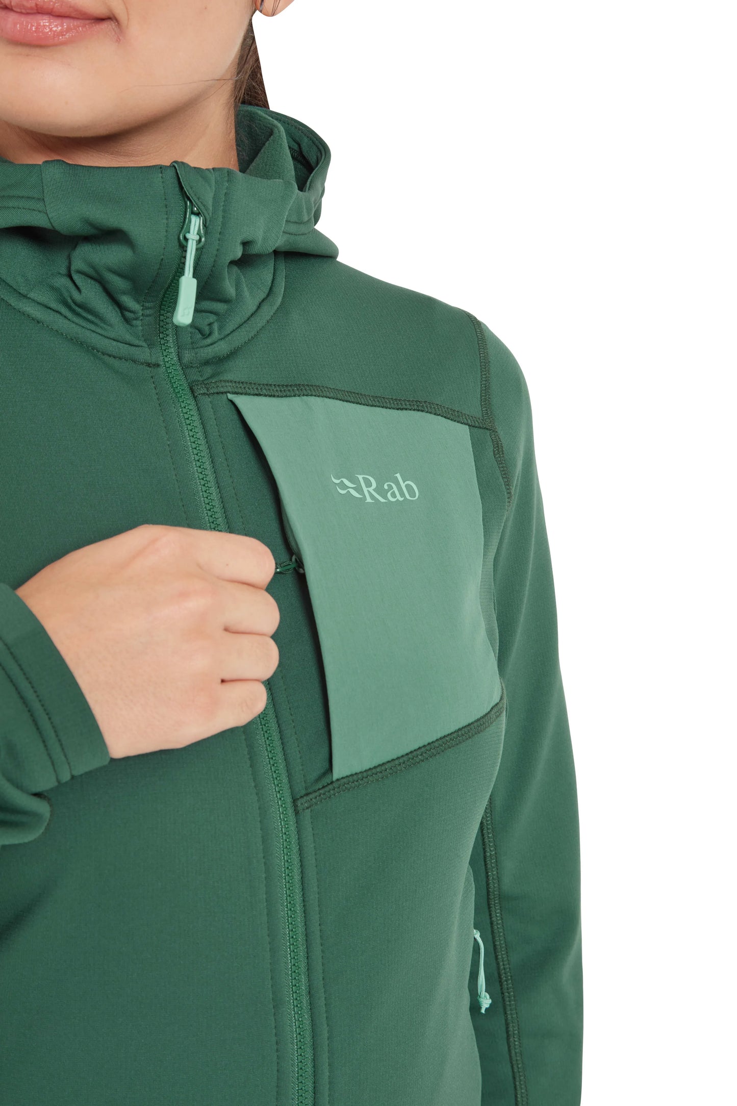 Rab Superflux Hoody Wmns Green Slate / 16/XL