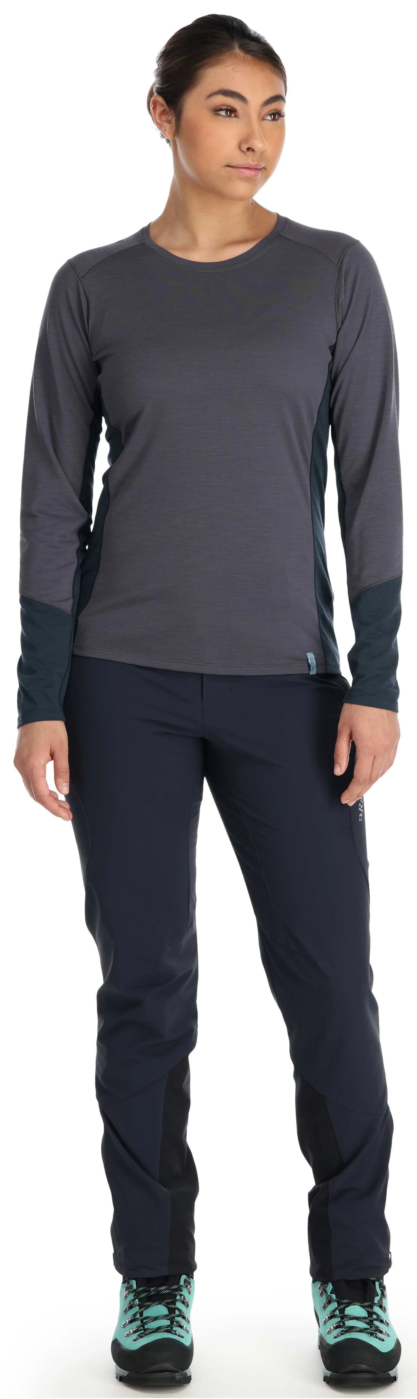 Rab Syncrino Base LS Tee Wmns Graphene / 16/XL