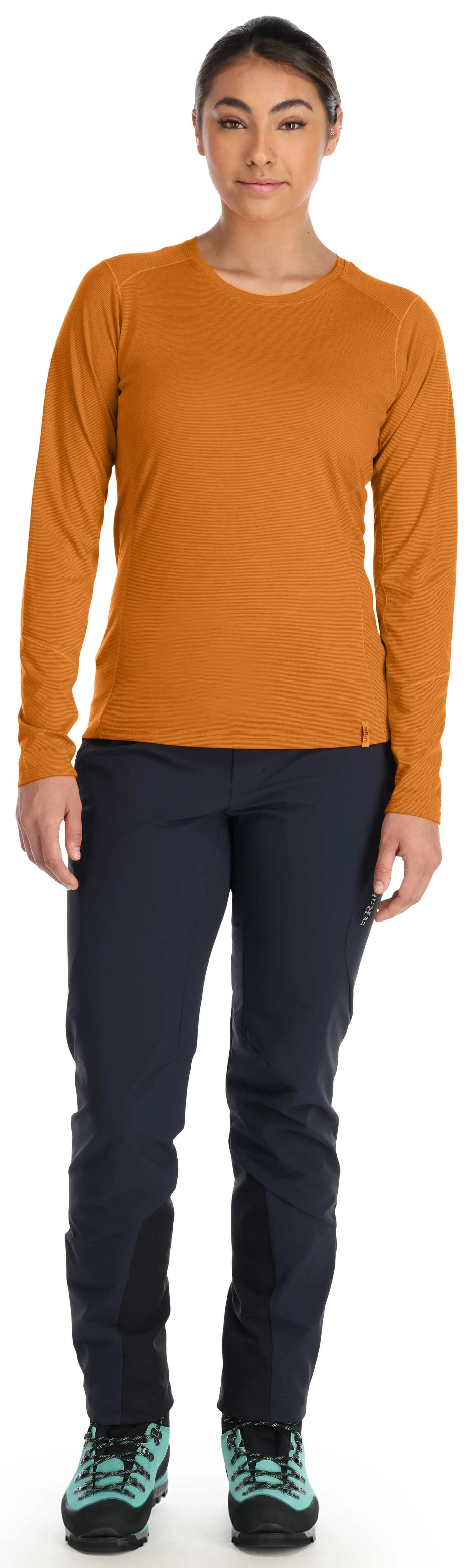 Rab Syncrino Base LS Tee Wmns Marmalade / 16/XL