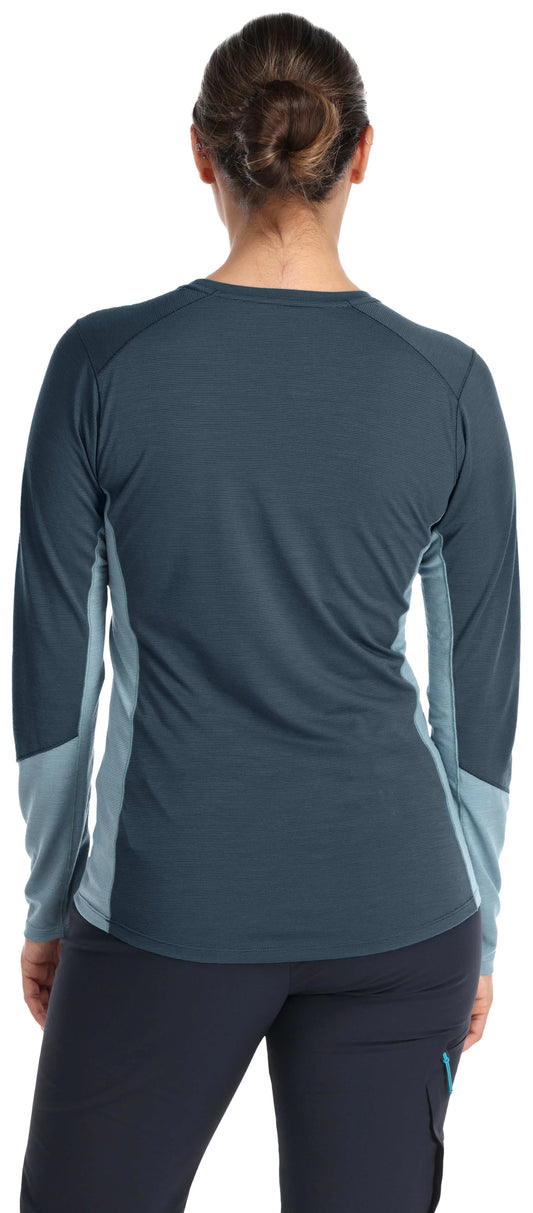 Rab Syncrino Base LS Tee Wmns Orion Blue / 16/XL
