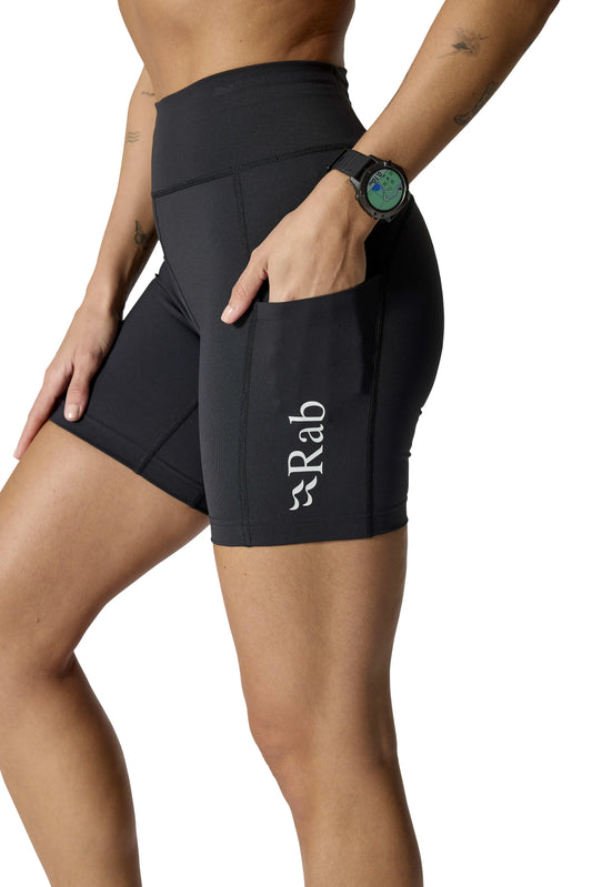 Rab Talus Tights Shorts Wmns Black / 16/XL