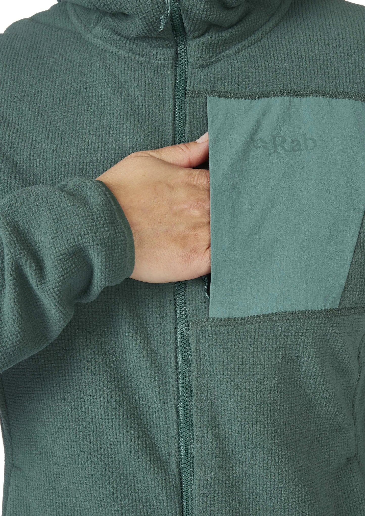 Rab Tecton Hoody Wmns Green Slate / 16/XL