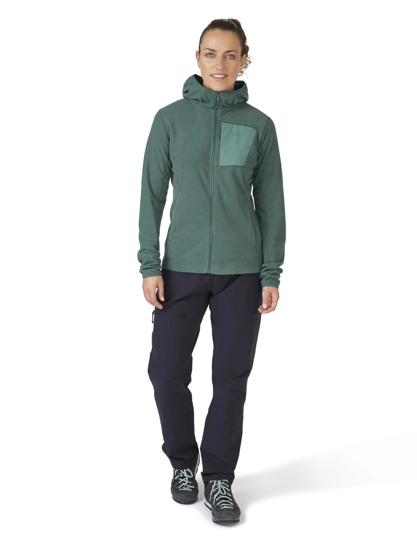 Rab Tecton Hoody Wmns Green Slate / 16/XL
